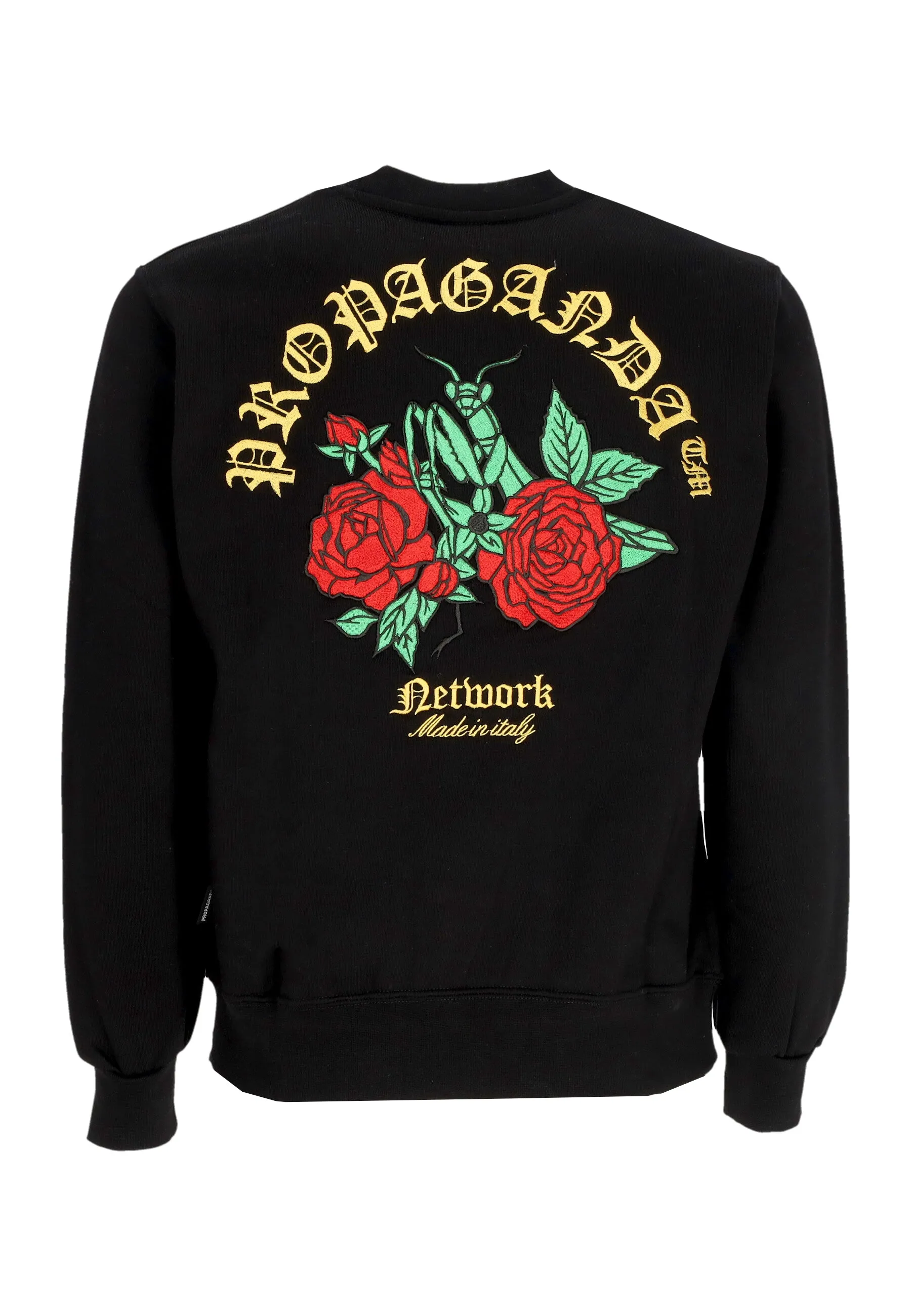Felpa Girocollo Uomo Mantis Crewneck Black