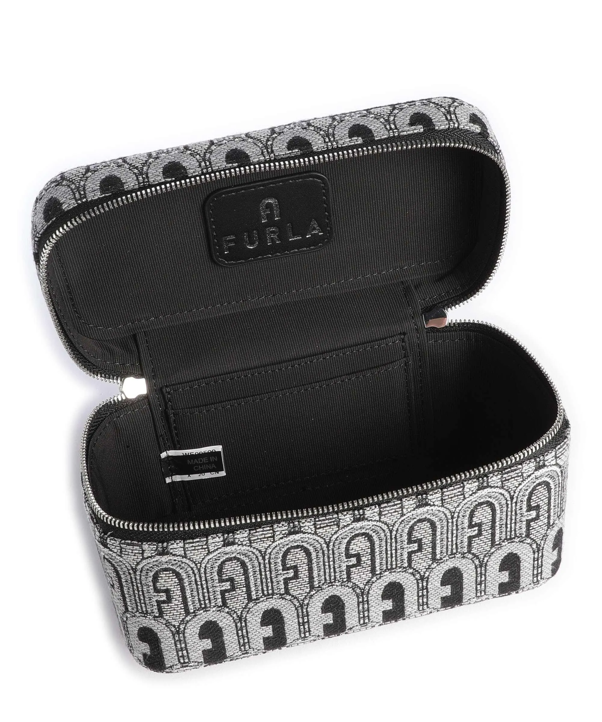  Furla Opportunity Vanity Borsa a tracolla poliestere, cotone grigio  