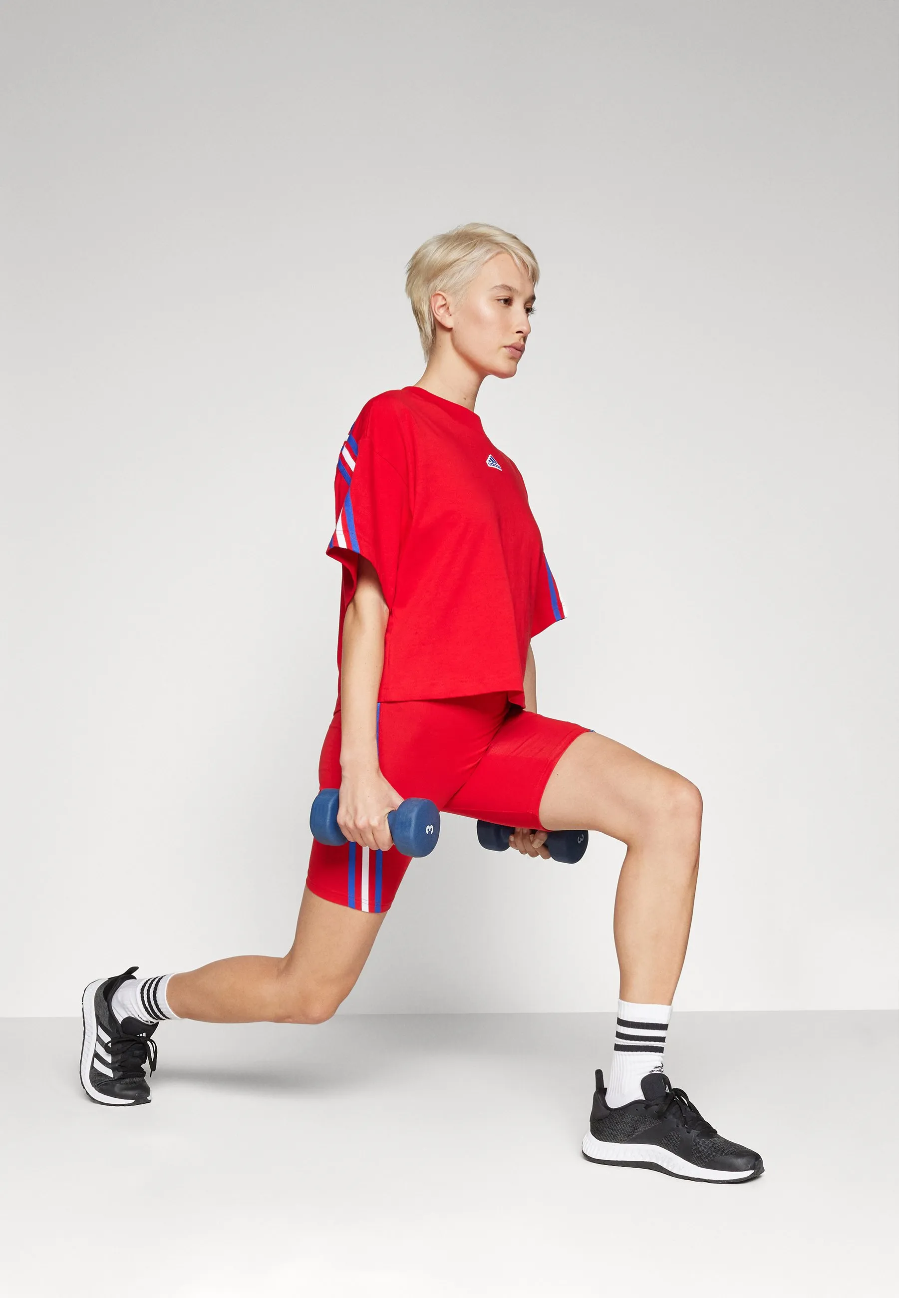 FUTURE ICONS THREE STRIPES BIKER  - Collant