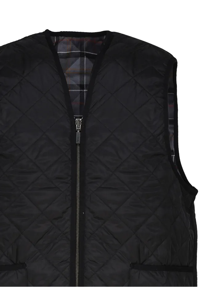 GILET TRAPUNTATO CON ZIP