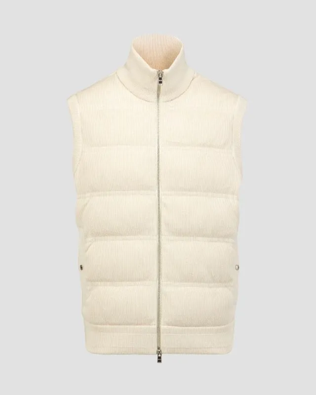 Gilet trapuntato da uomo Hugo Boss Mandolino
