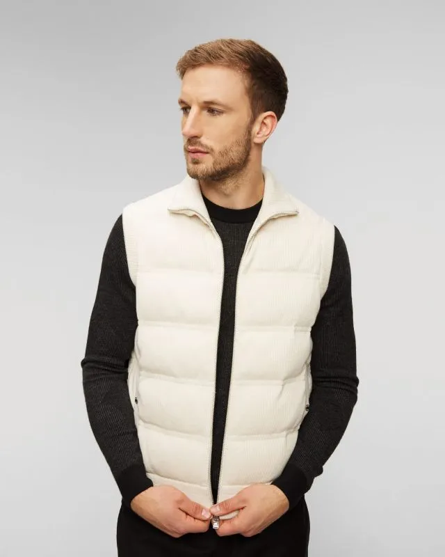 Gilet trapuntato da uomo Hugo Boss Mandolino