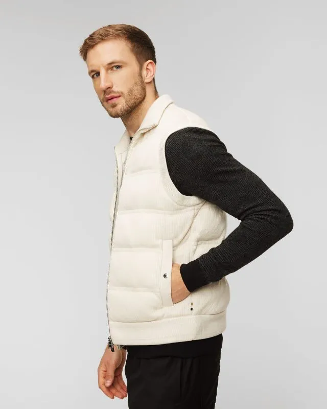 Gilet trapuntato da uomo Hugo Boss Mandolino