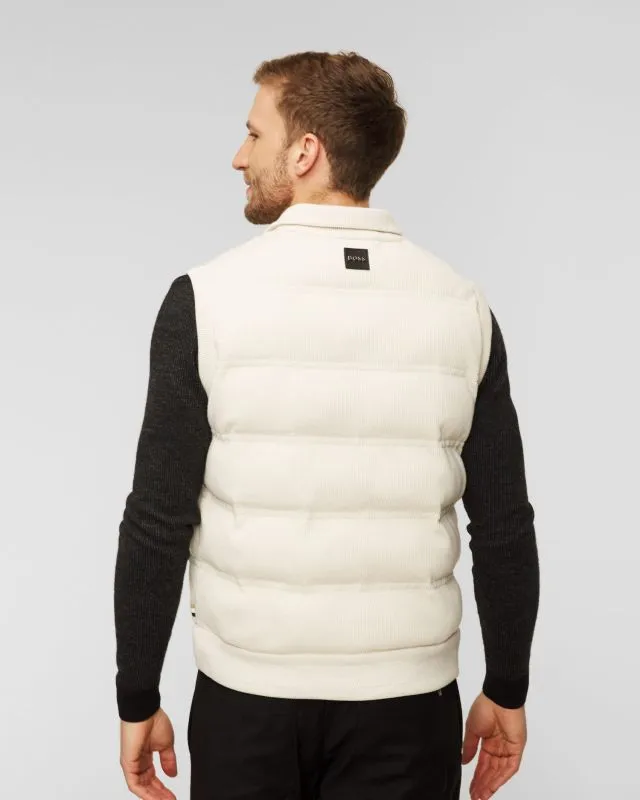 Gilet trapuntato da uomo Hugo Boss Mandolino