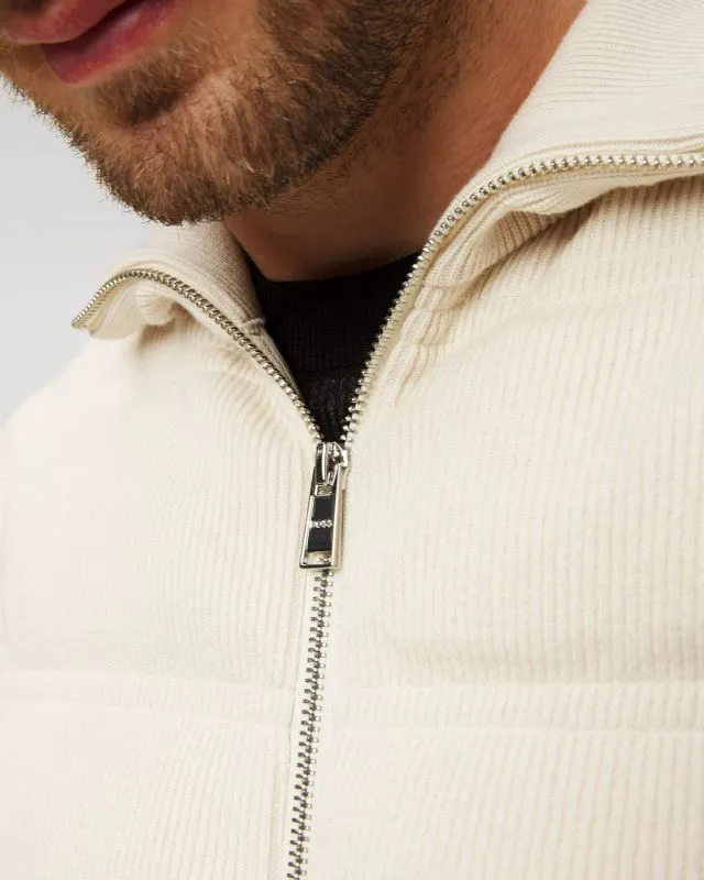 Gilet trapuntato da uomo Hugo Boss Mandolino