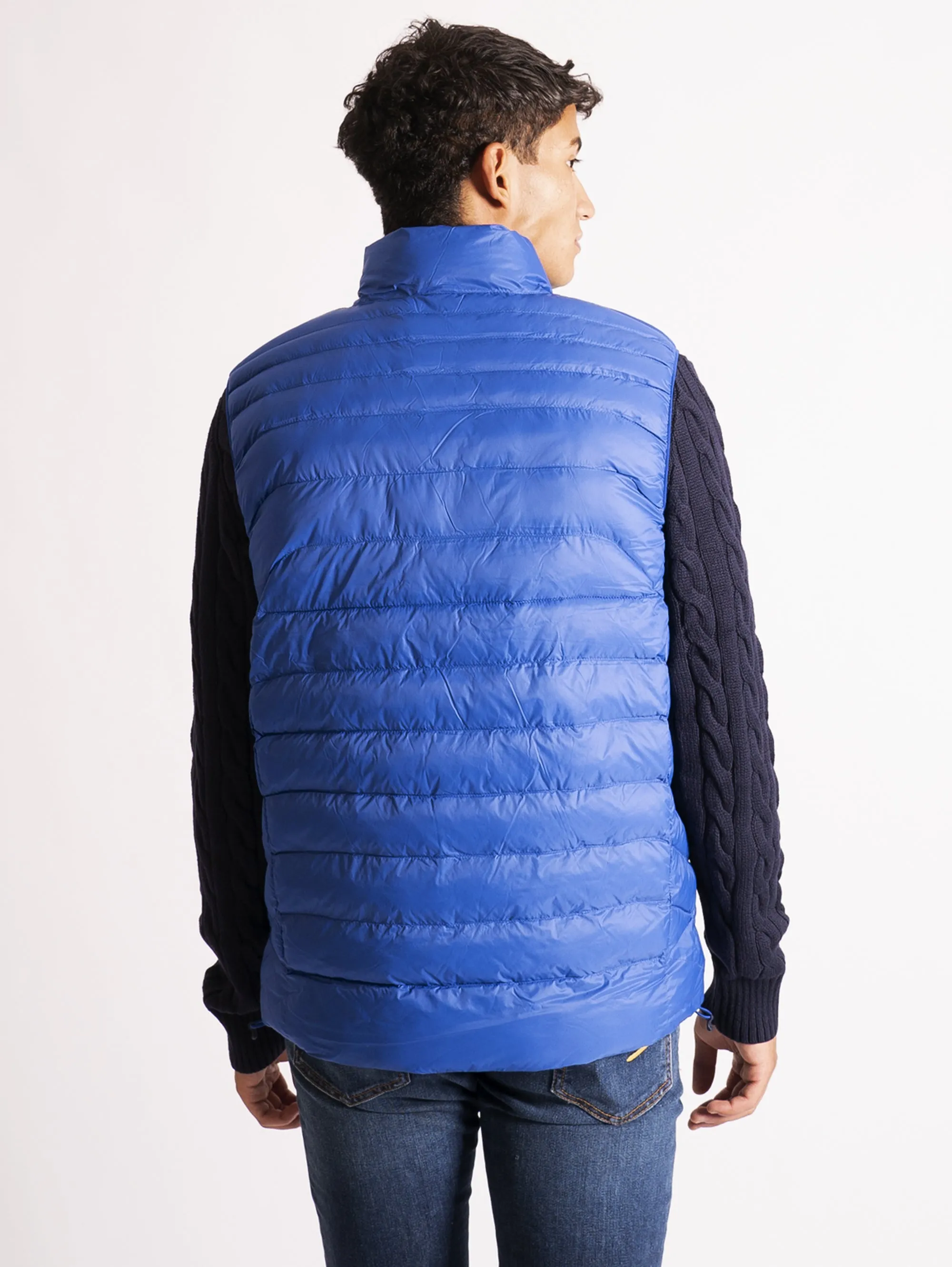Gilet Trapuntato Eco Sostenibile Blu Royal
