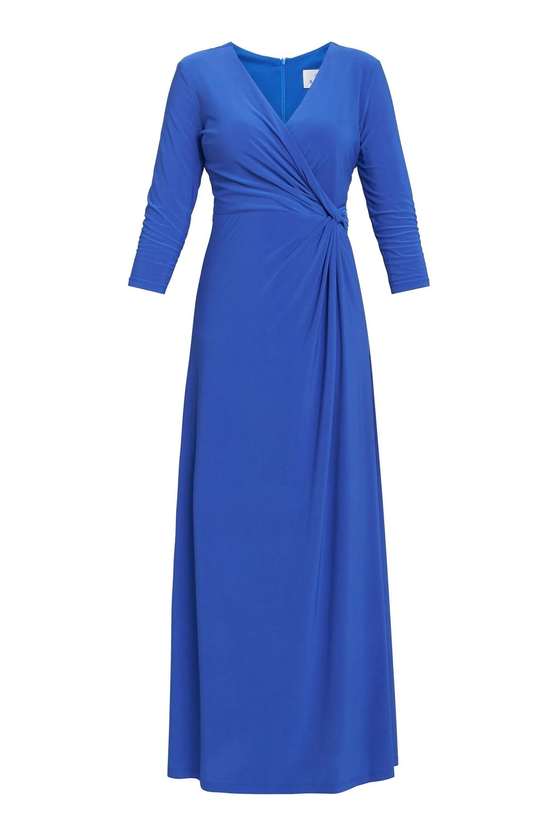 Gina Bacconi Blu - Celine - Abito maxi a portafoglio in jersey