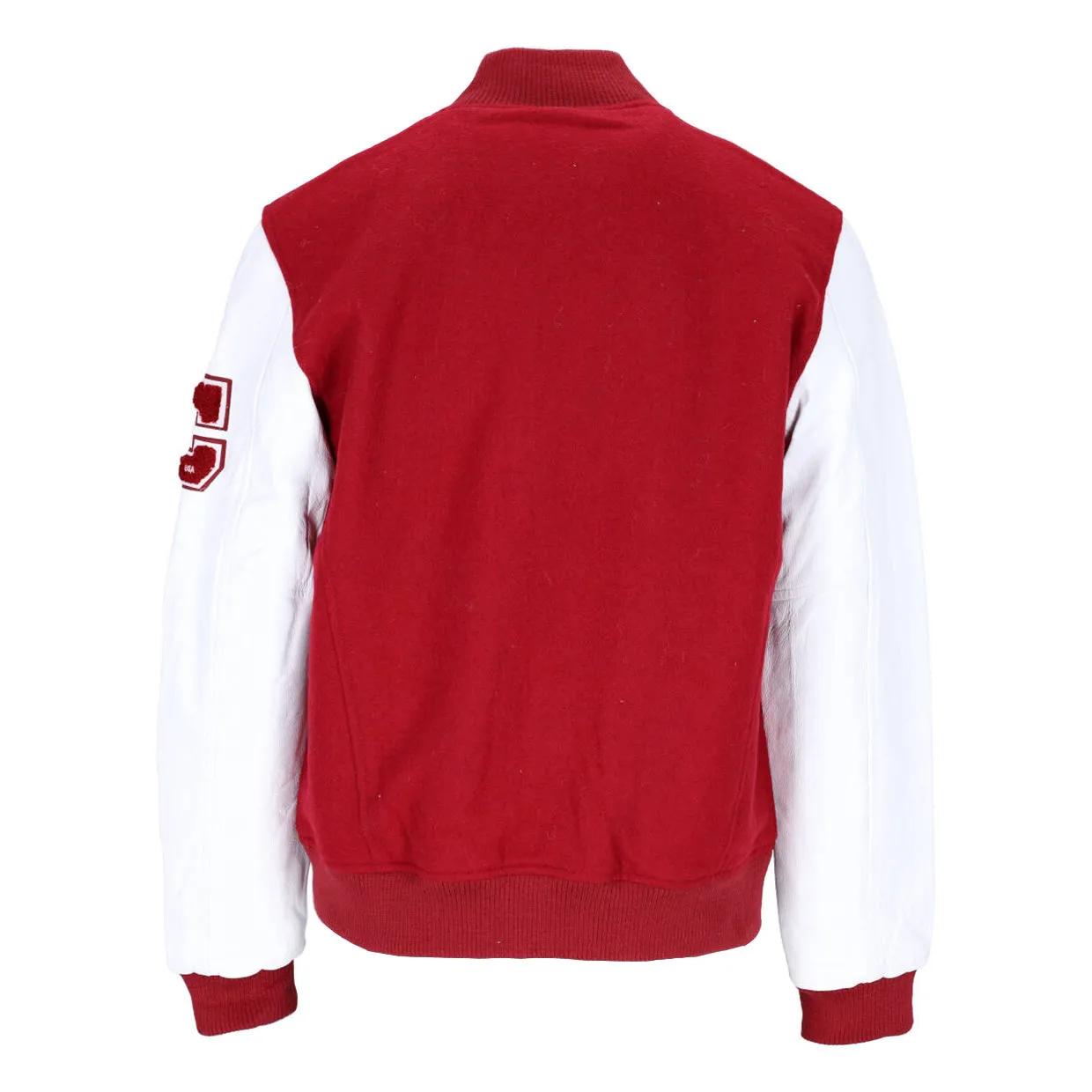Giubbino Uomo American College Teddy Varsity Rosso / Bianco
