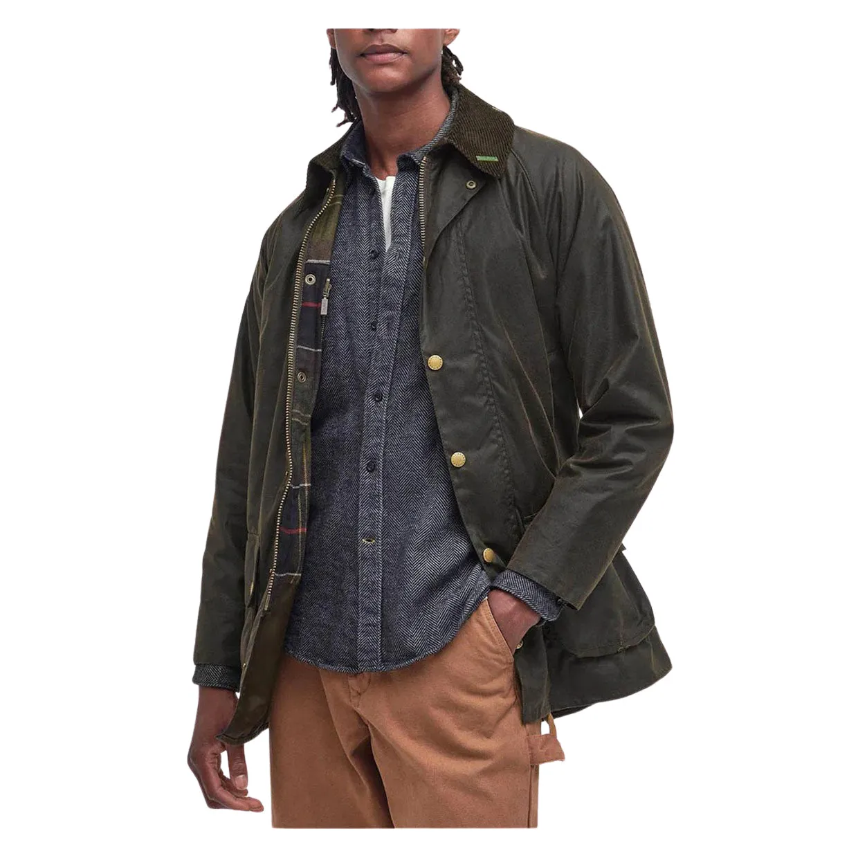 Giubbino Uomo Barbour 40th Anniversary Beaufort Wax Verde