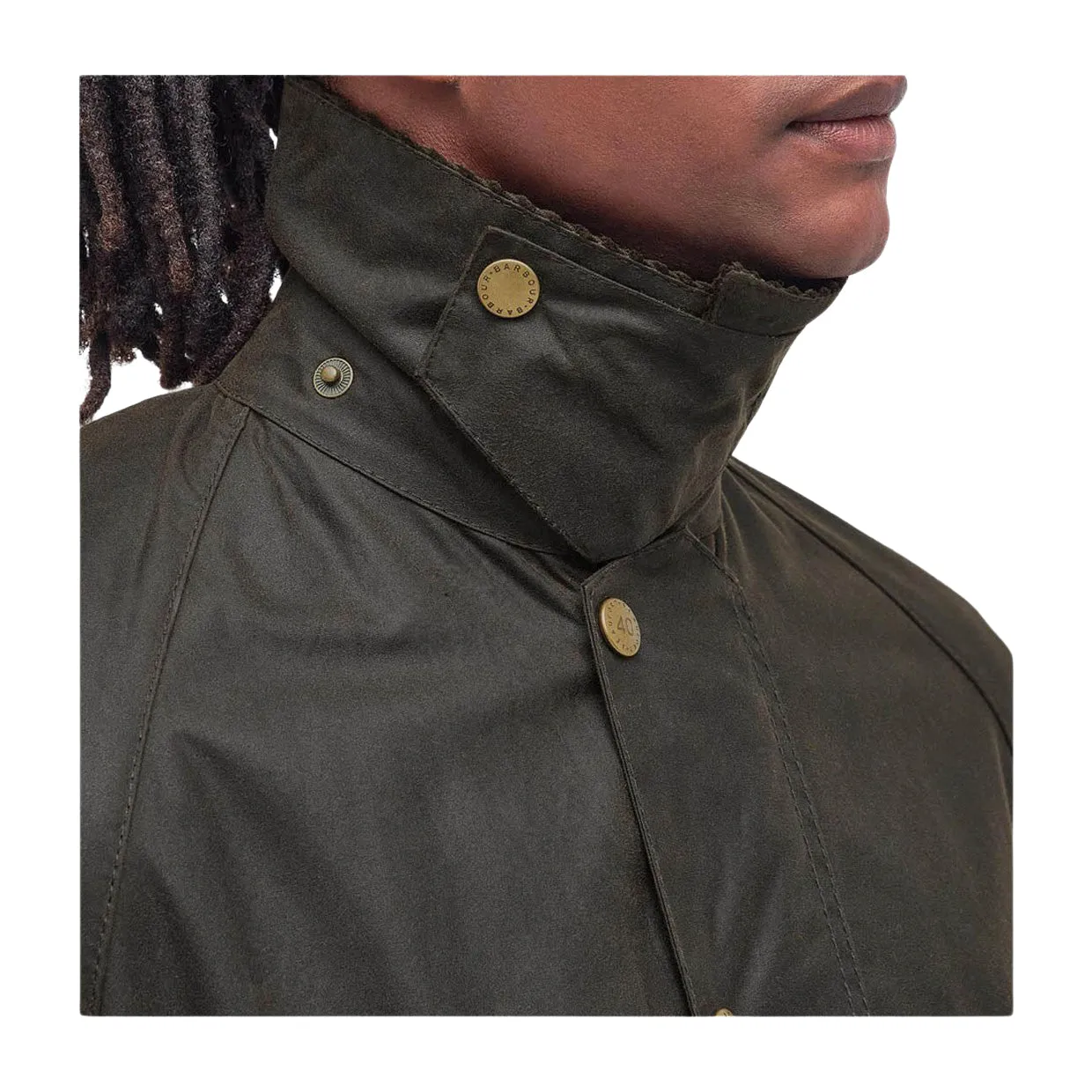 Giubbino Uomo Barbour 40th Anniversary Beaufort Wax Verde