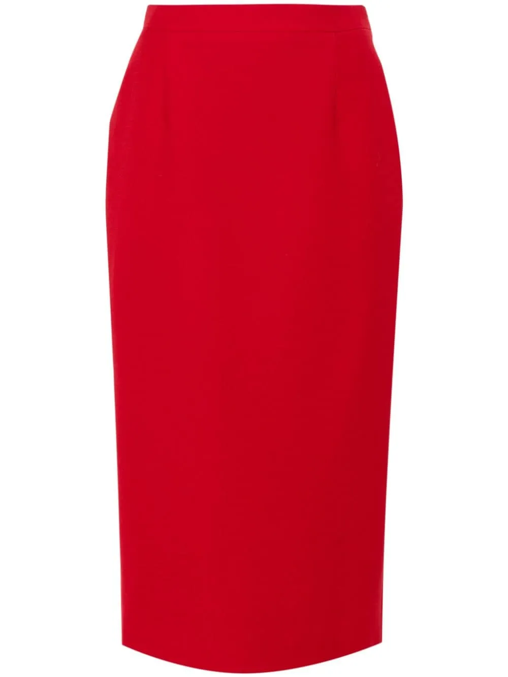 Gonna midi a matita in rosso Alessandra Rich - donna