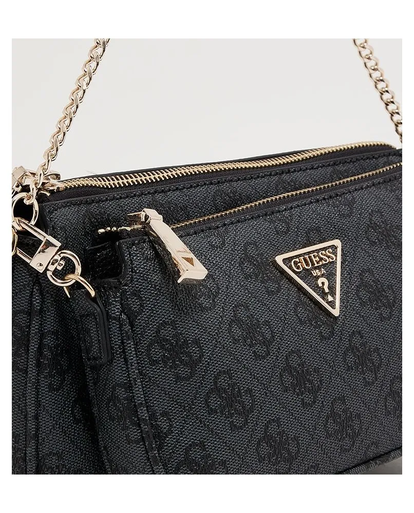 GUESS BG787971 NOELLE MINI doppia borsa tracolla crossbody coal