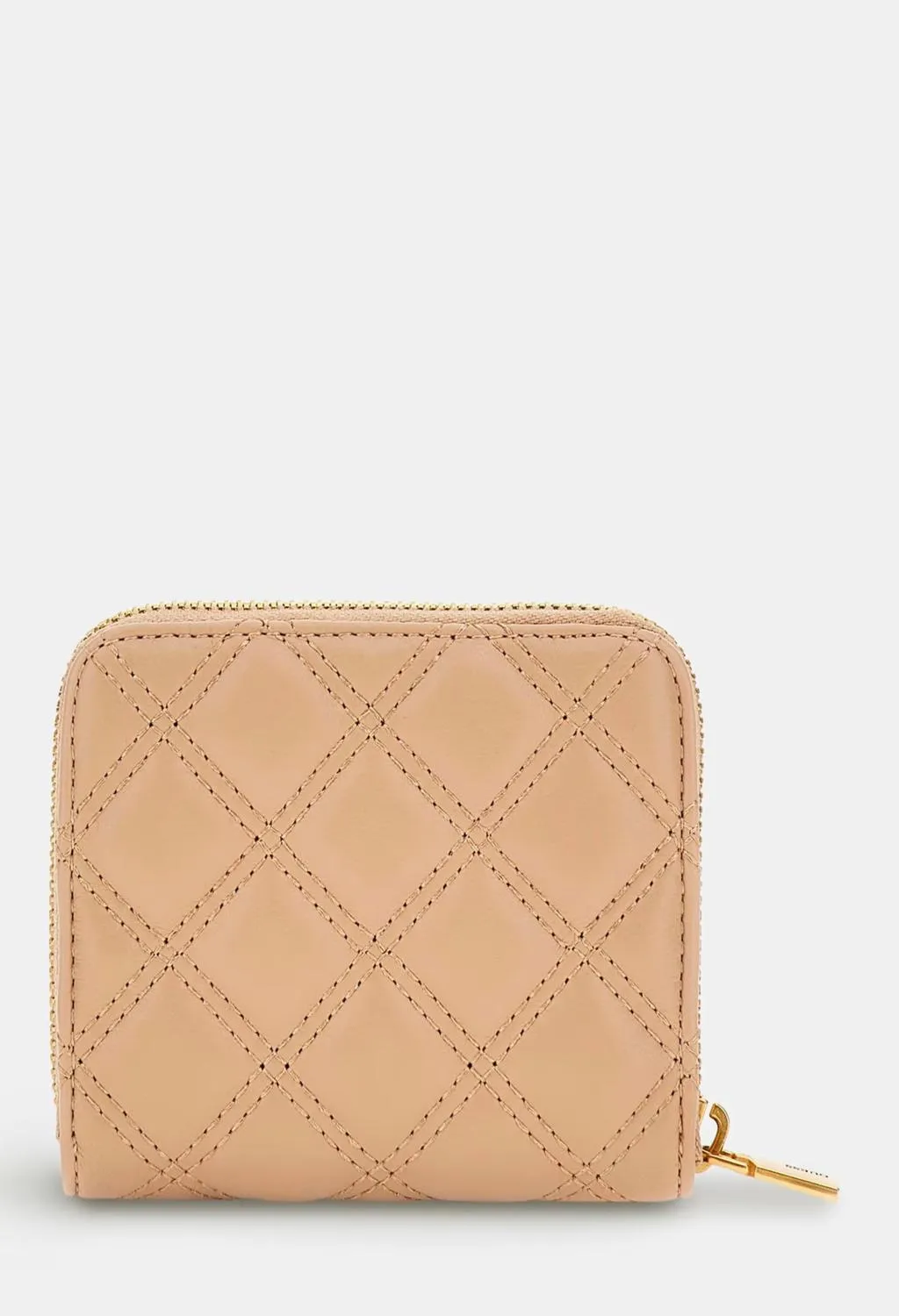 GUESS borse  mini portafoglio trapuntato beige