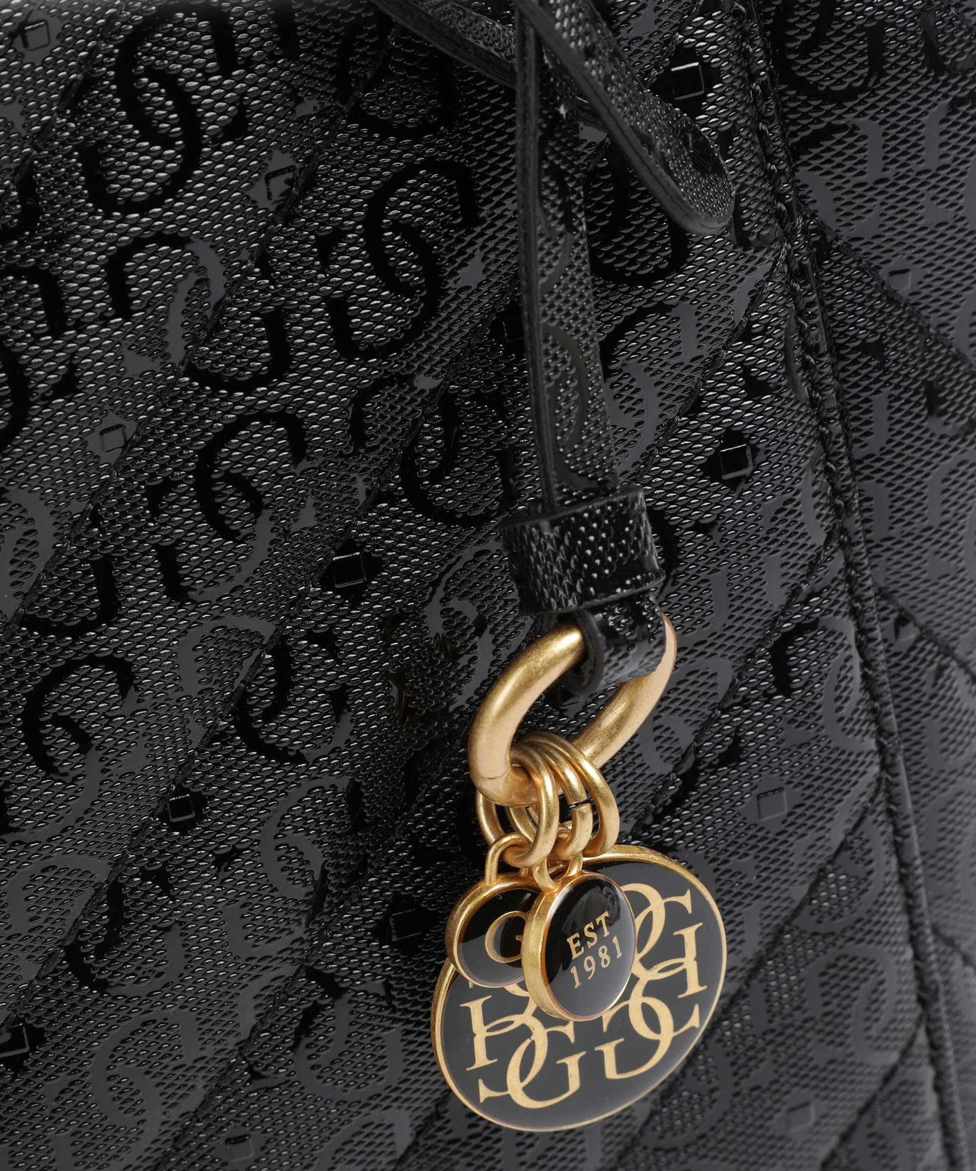  Guess Jania Borsa shopper pelle sintetica nero  
