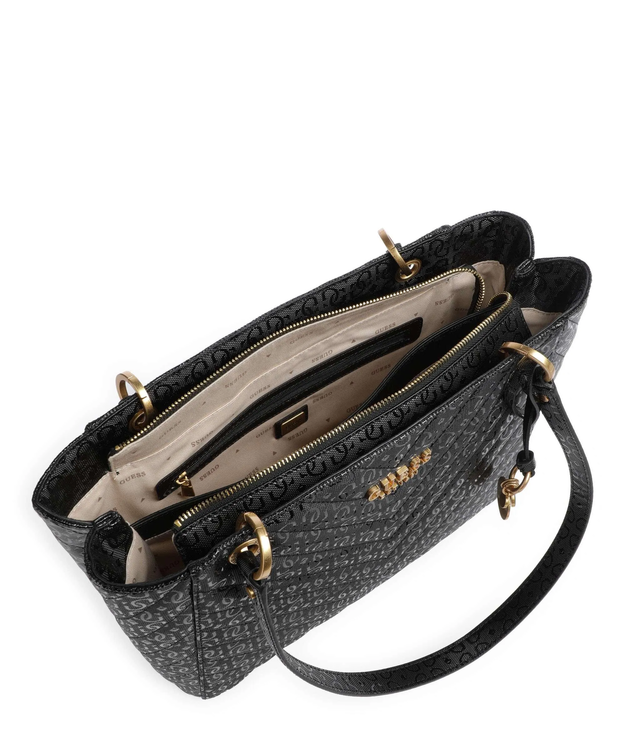  Guess Jania Borsa shopper pelle sintetica nero  