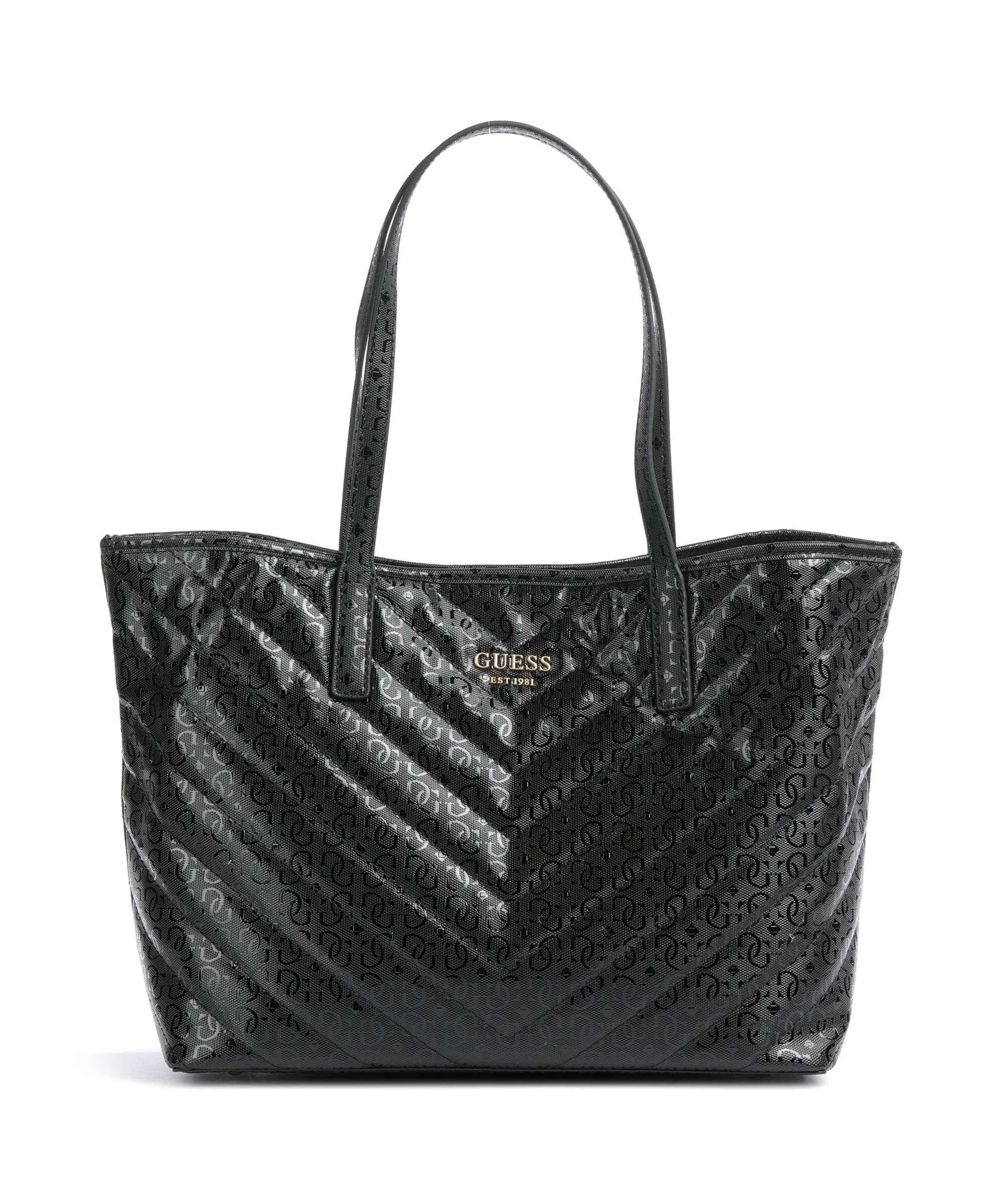  Guess Vikky Borsa shopper pelle sintetica nero  