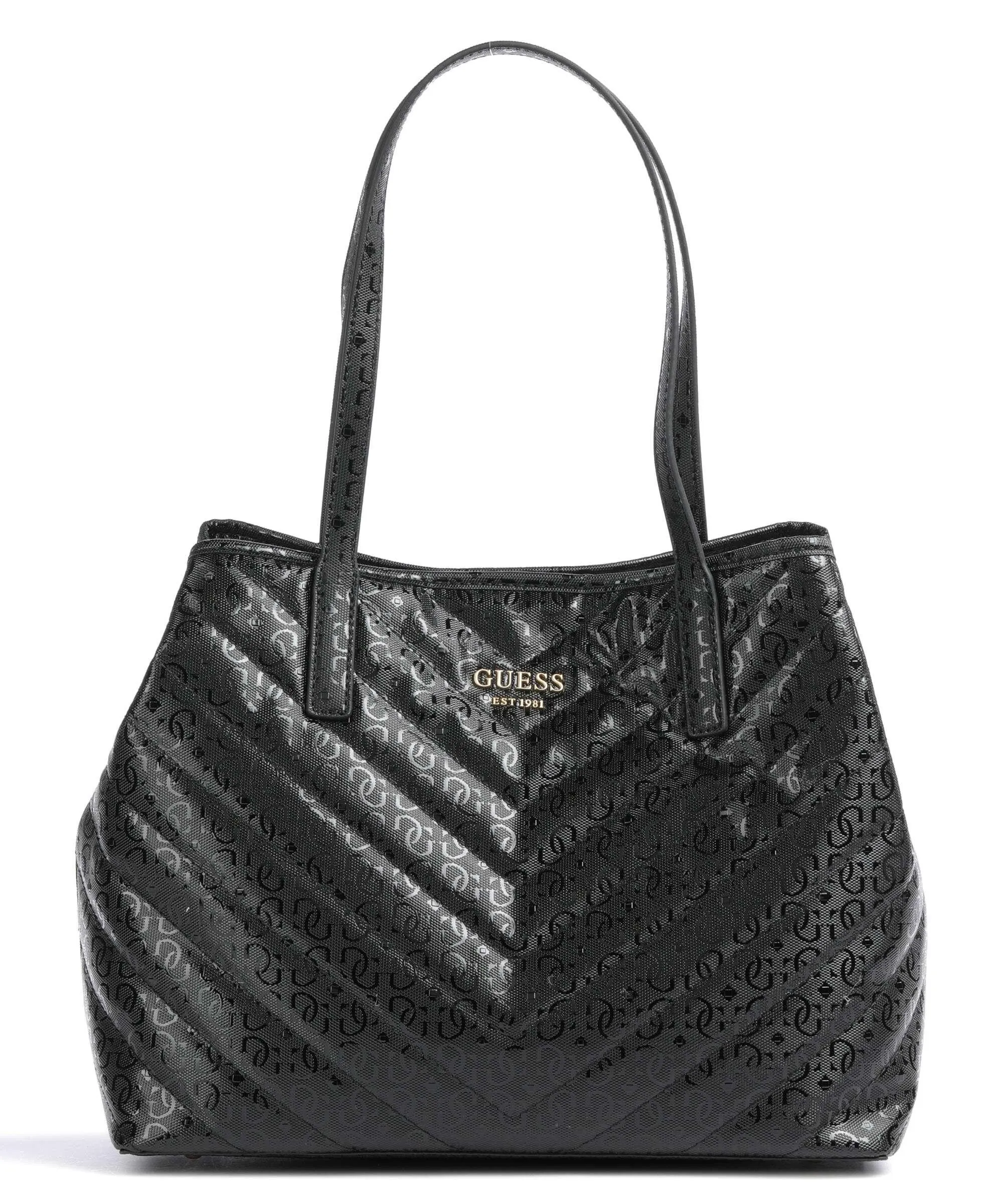  Guess Vikky Borsa shopper pelle sintetica nero  