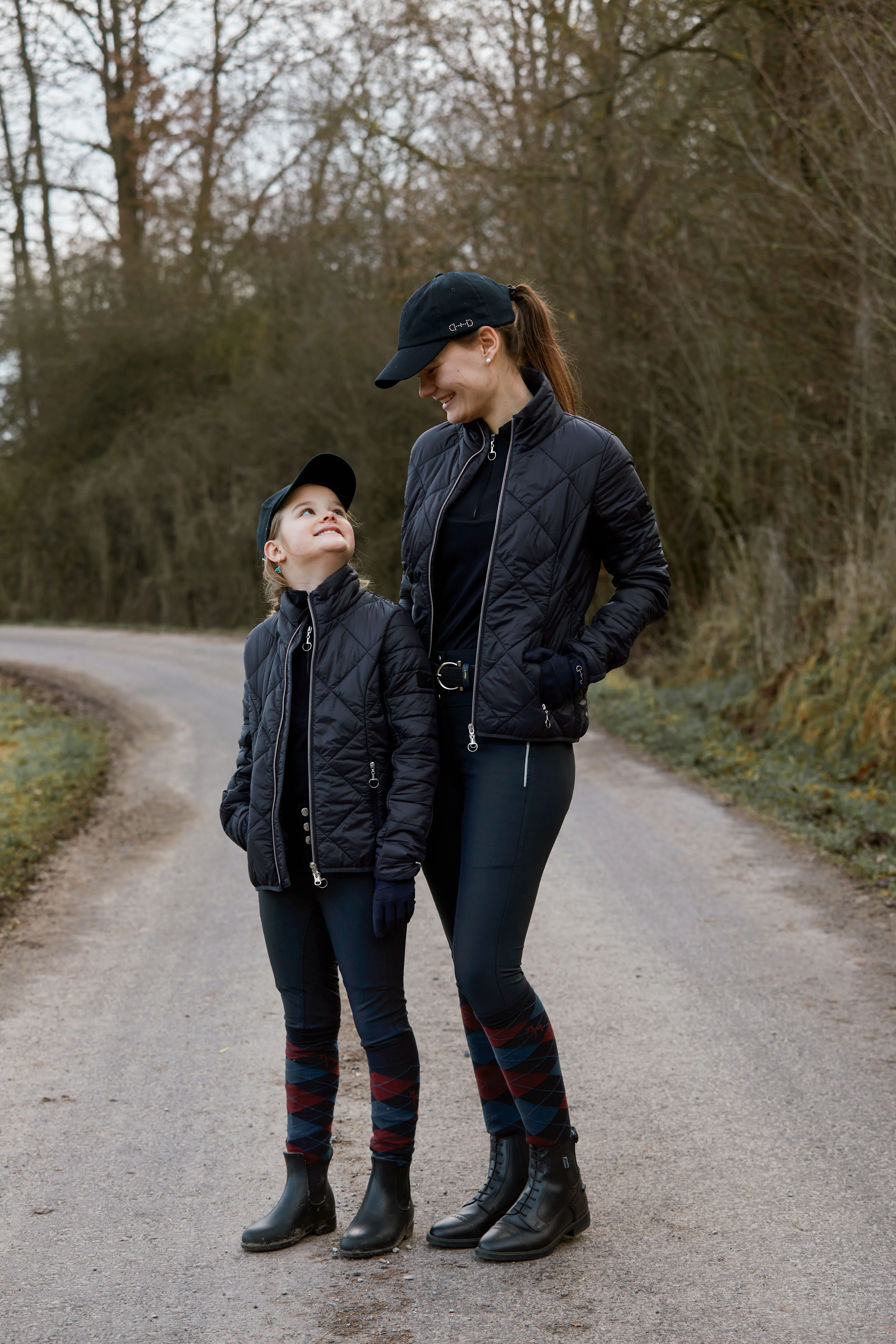 Horze Cappello trapuntato per bambini