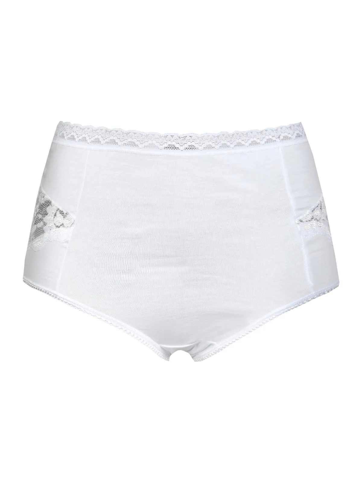 Intimami Culotte avec dentelle en coton élastique