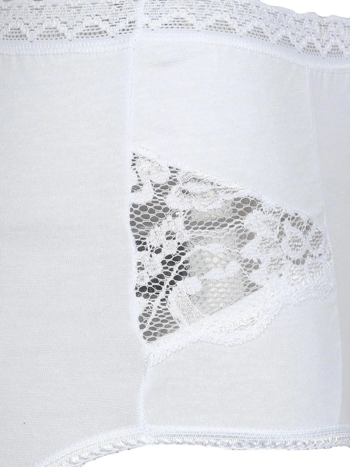 Intimami Culotte avec dentelle en coton élastique