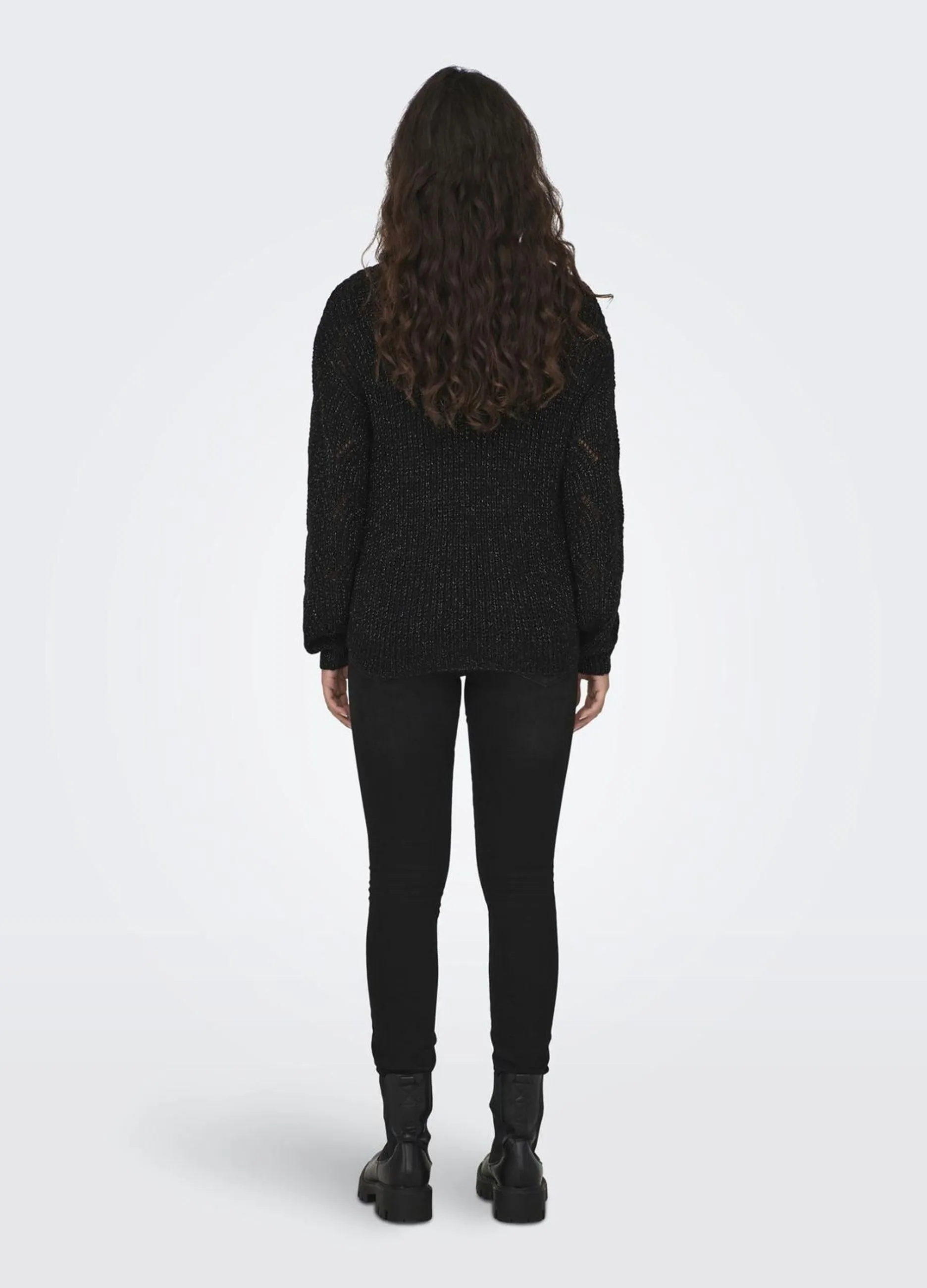 JDY  Pullover a maniche lunghe con scollo a V
