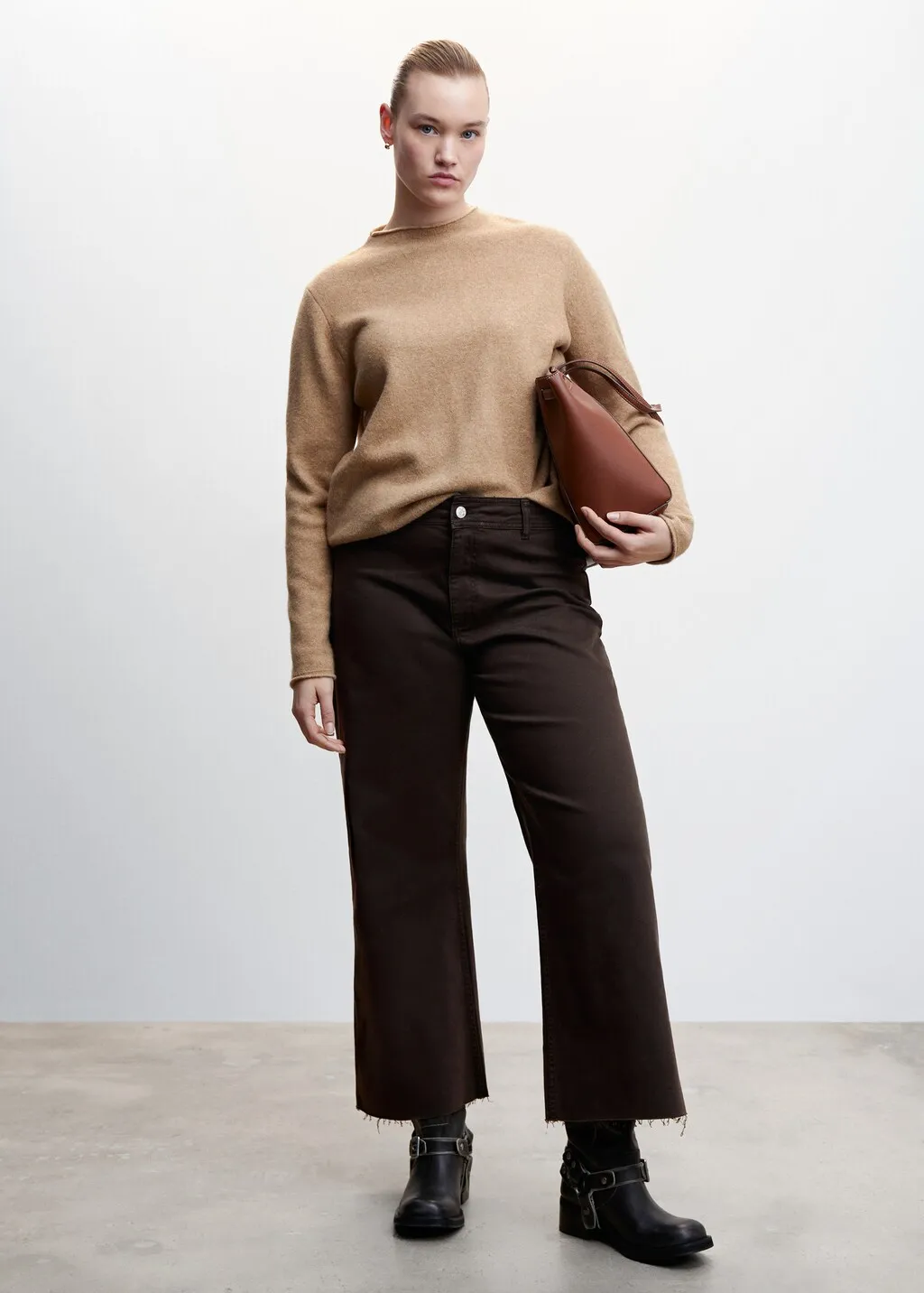 Jeans culotte vita alta