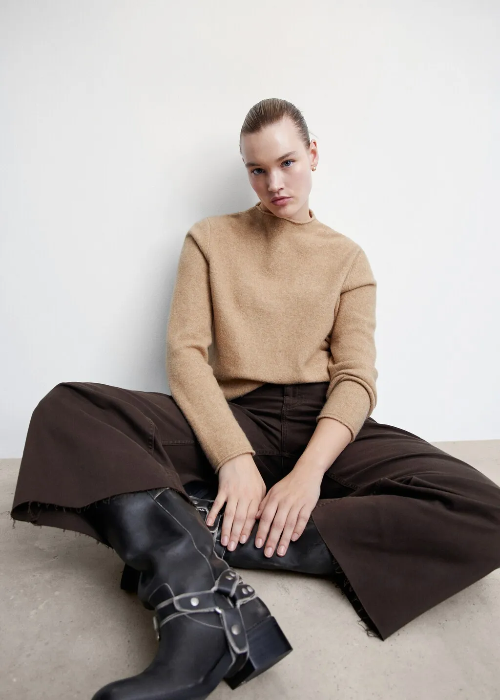 Jeans culotte vita alta