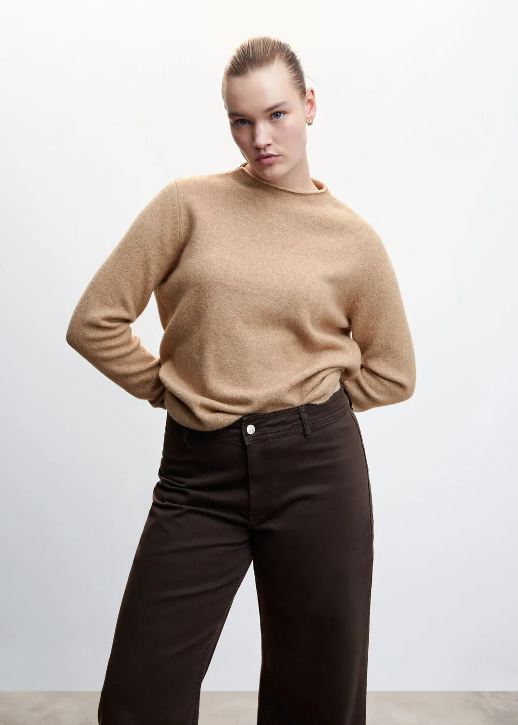 Jeans culotte vita alta