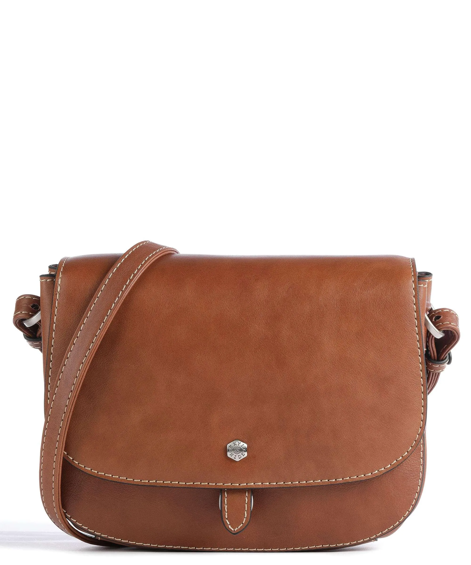  Jekyll & Hide Montana Borsa a tracolla pelle a grana fine marrone  