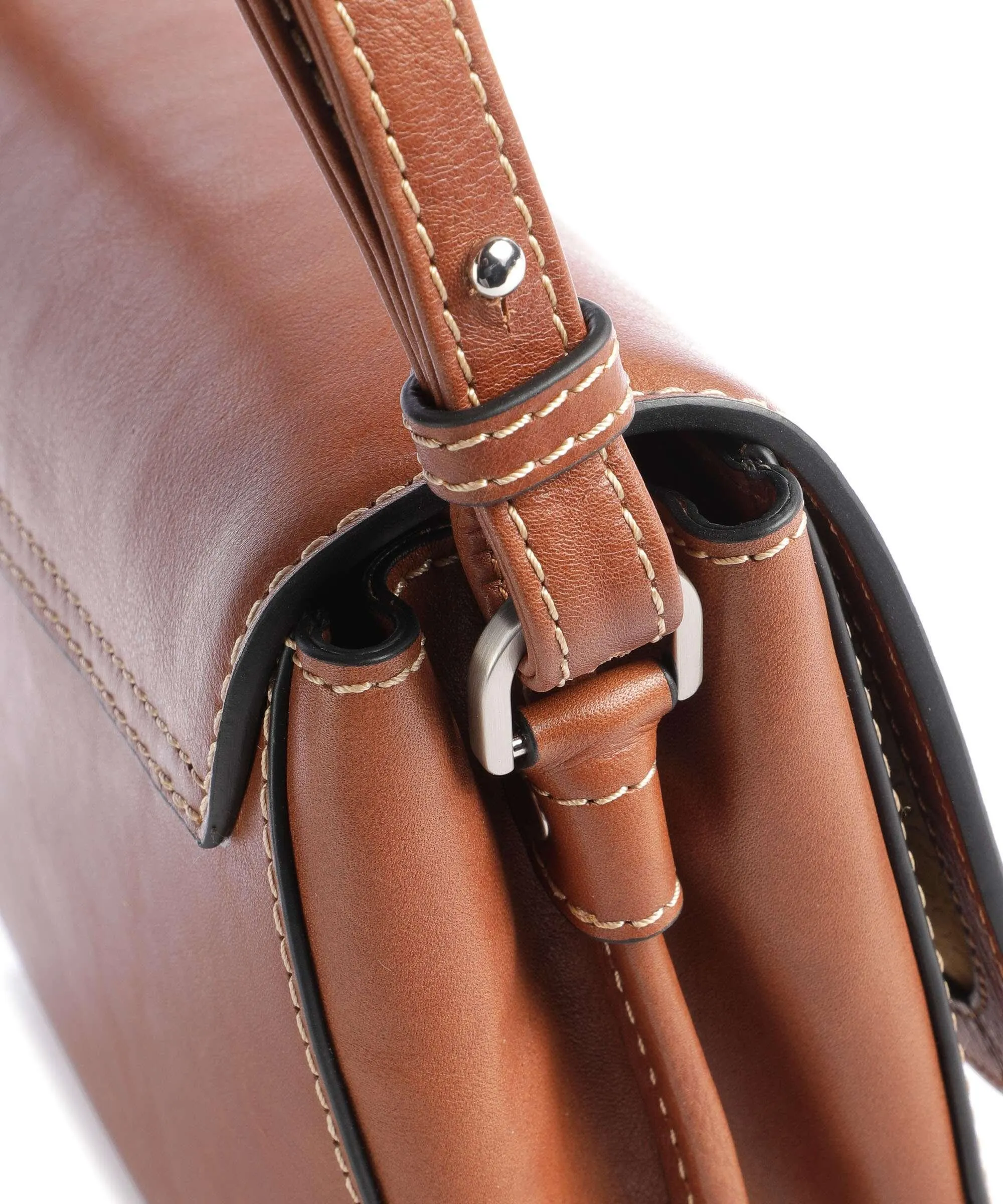  Jekyll & Hide Montana Borsa a tracolla pelle a grana fine marrone  