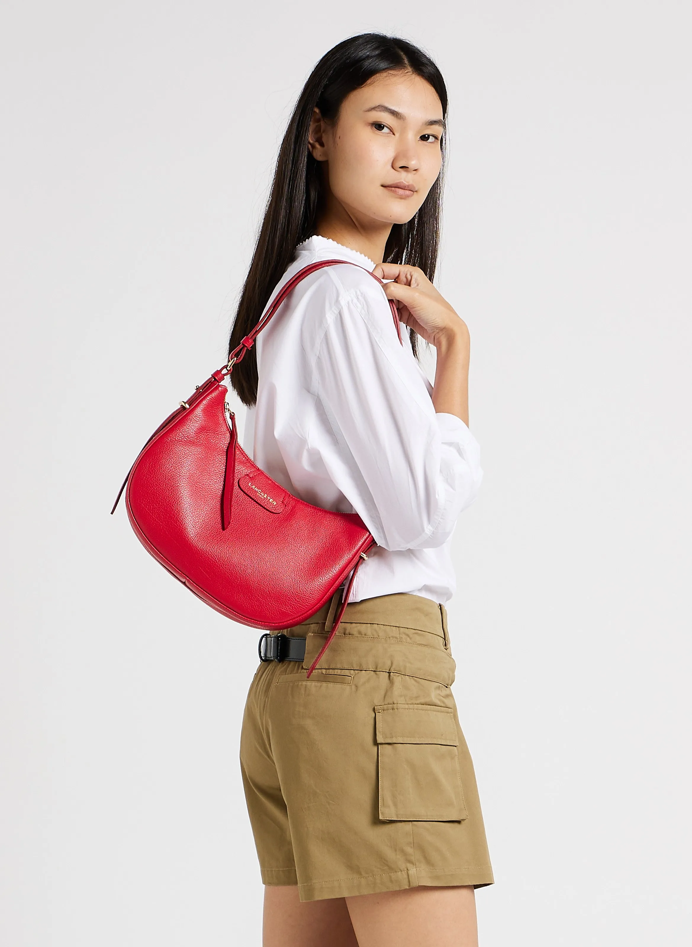  LANCASTER PARIS   DUNE - Borsa a tracolla in pelle | Rosso