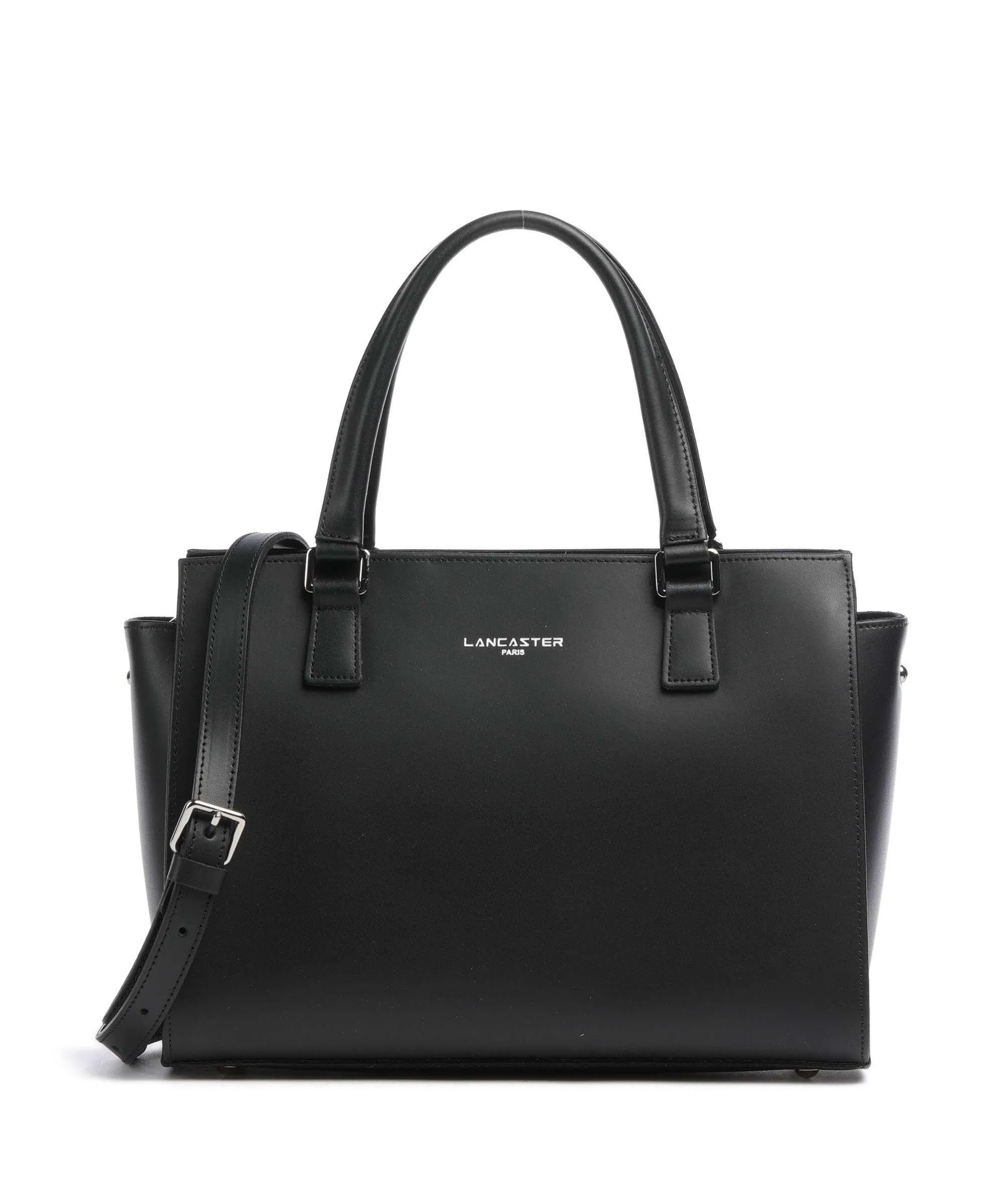  Lancaster Smooth Borsa a mano pelle di vacchetta liscia nero  