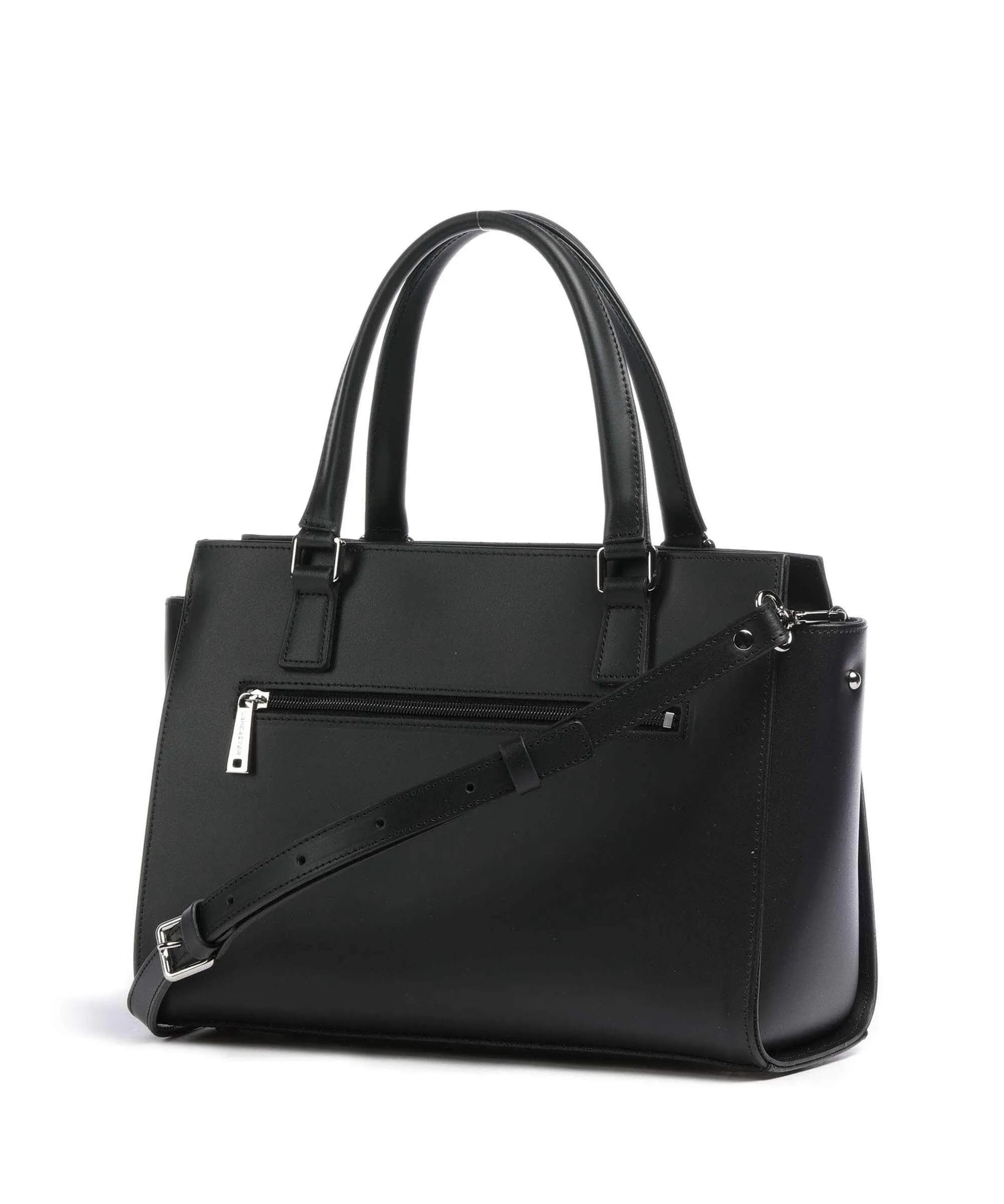  Lancaster Smooth Borsa a mano pelle di vacchetta liscia nero  