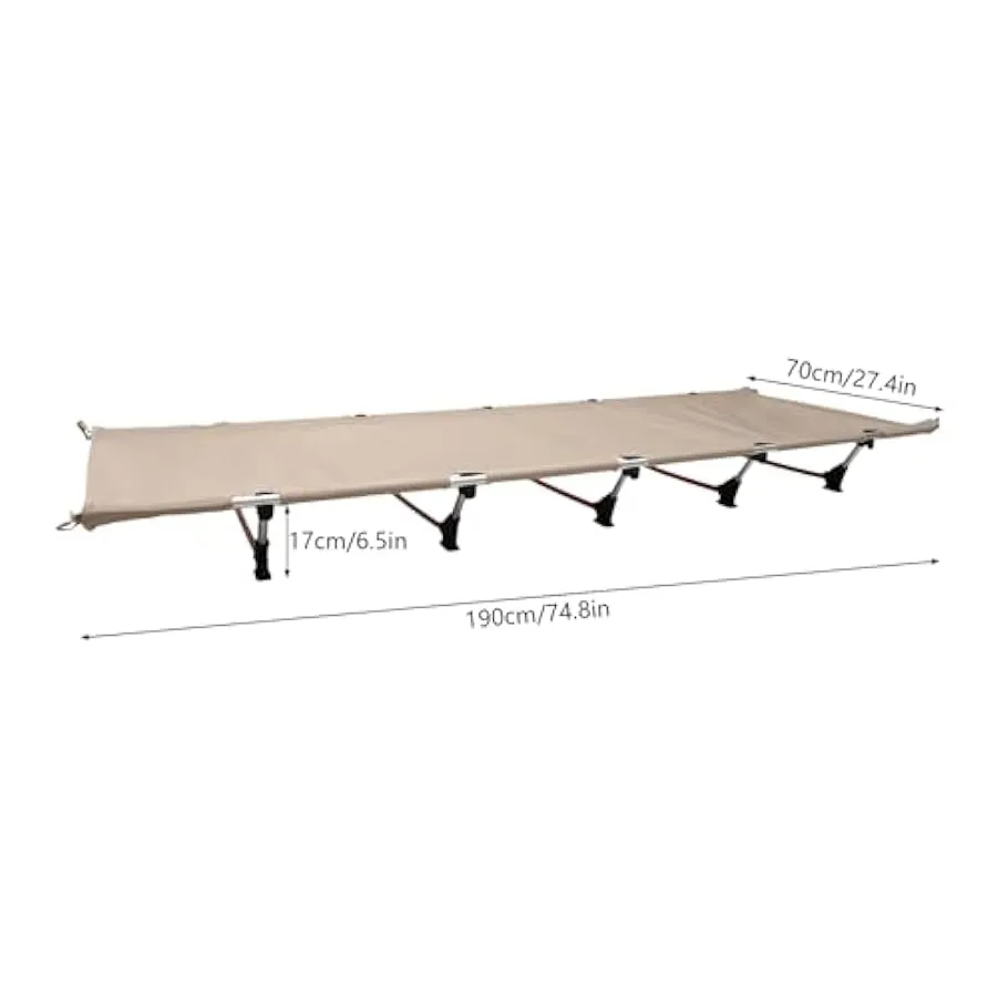 Lettino da campo ultraleggero pieghevole tenda da campeggio, letto portatile, fino a 150 kg, per campeggio, escursioni 134538341
