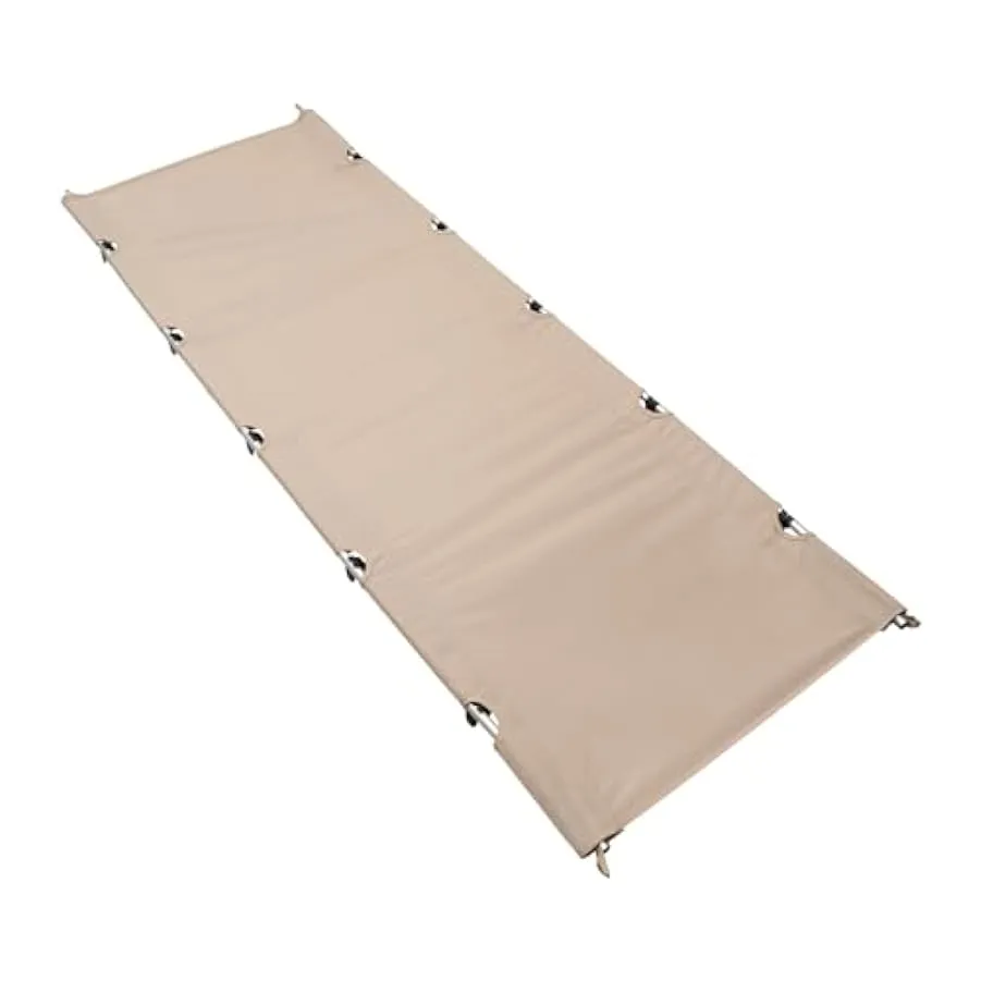 Letto da campeggio ultraleggero, 190 x 65 x 15 cm, pieghevole, in lega di alluminio, con aste, compatto, pieghevole, con borsa p