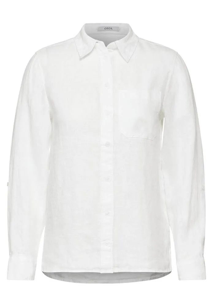 Linen Solid Shirt Blouse - Camicia di Lino
