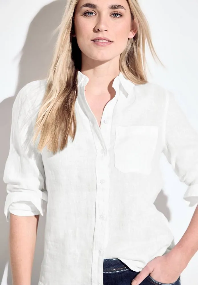 Linen Solid Shirt Blouse - Camicia di Lino