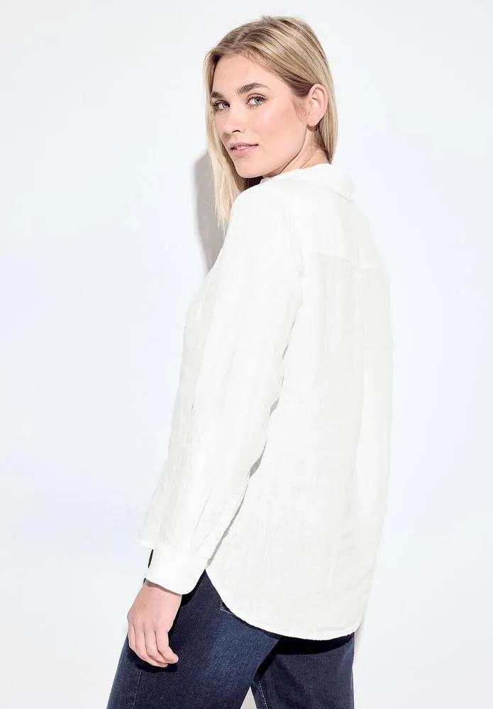 Linen Solid Shirt Blouse - Camicia di Lino