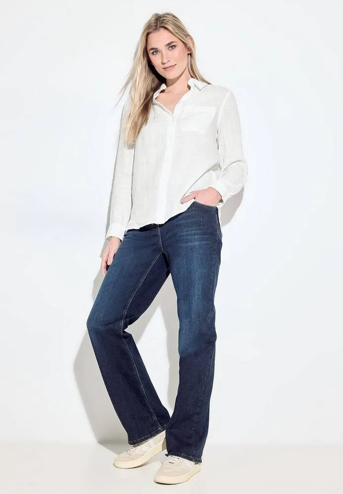 Linen Solid Shirt Blouse - Camicia di Lino