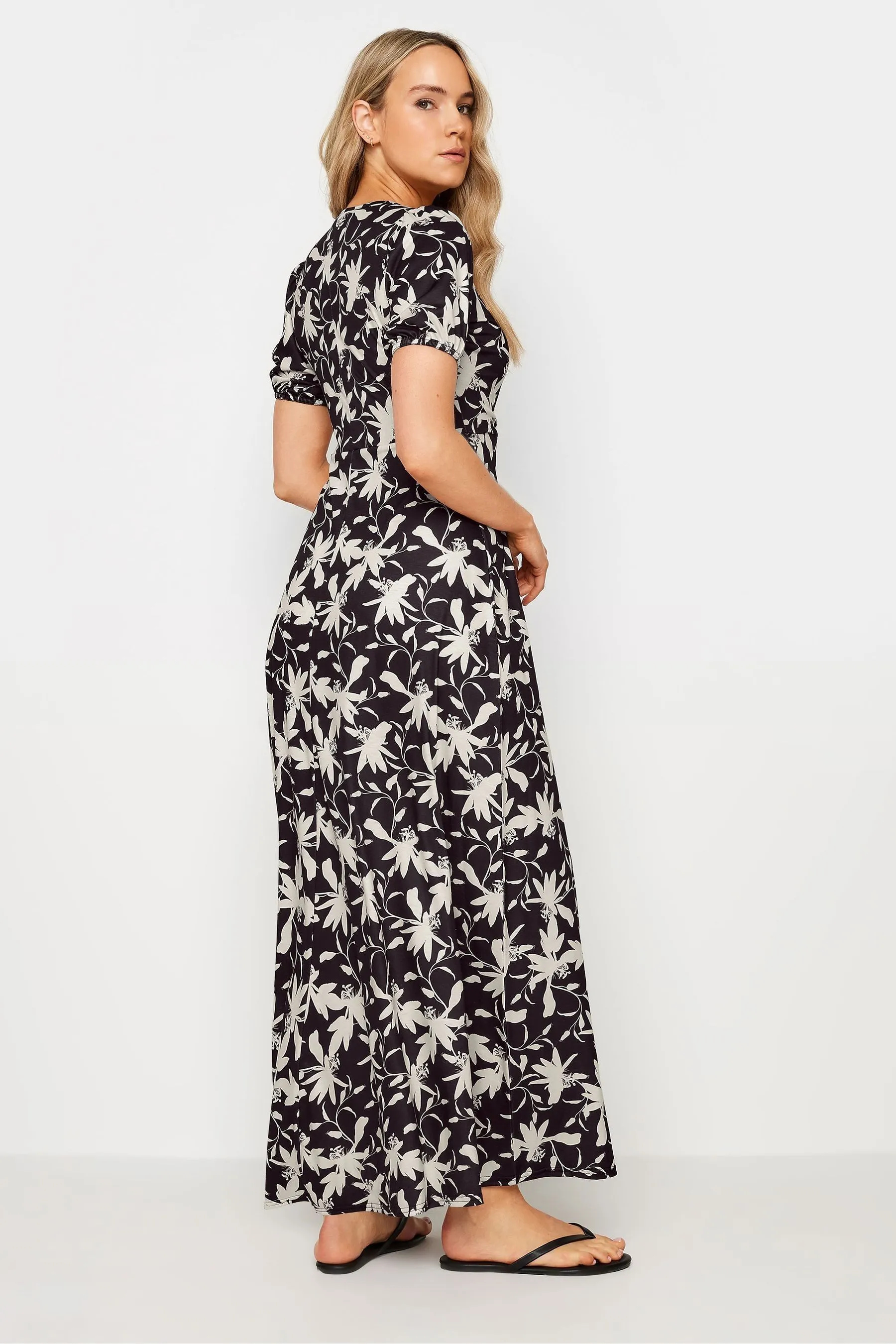 Long Tall Sally - Abito maxi a portafoglio con stampa floreale