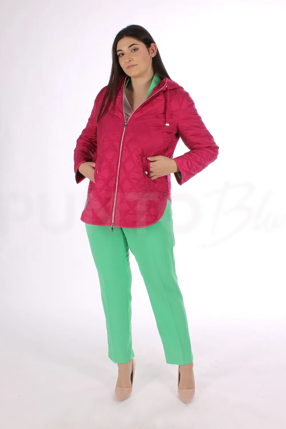 LUISA VIOLA | GIUBBINO 100 GRAMMI LIGHTWEIGHT TRAPUNTATO - Punto Blu