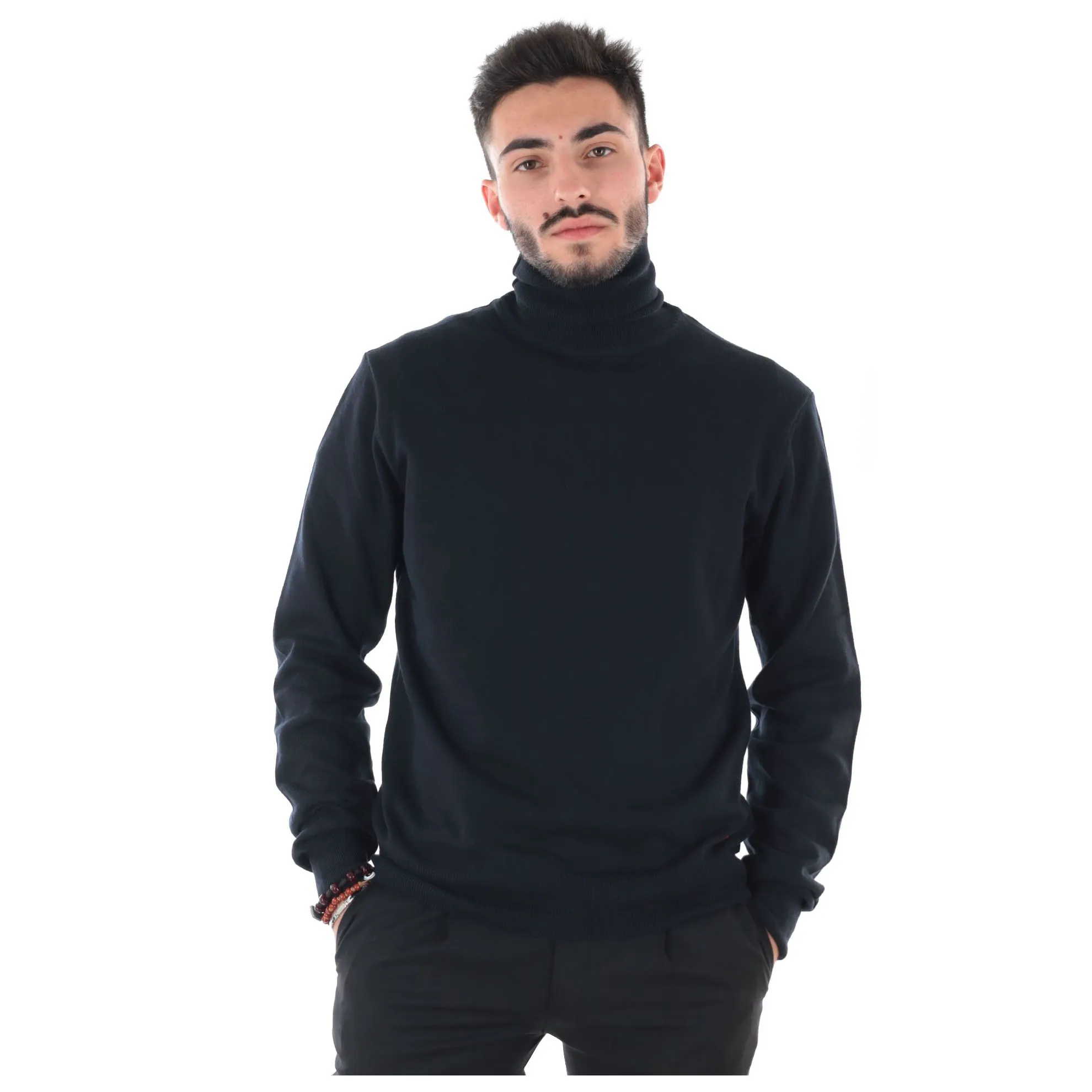 Maglia in tricot cotone e lana