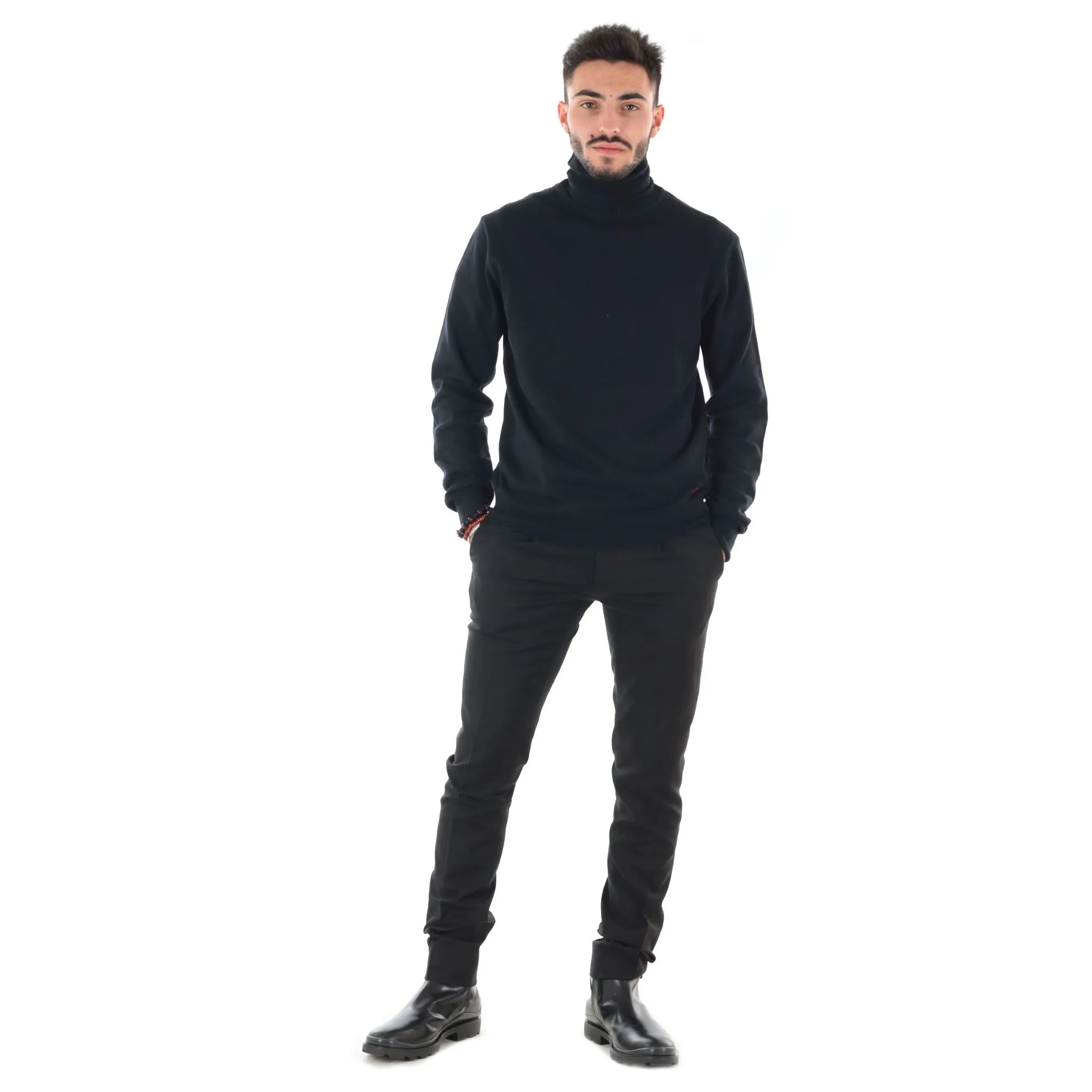 Maglia in tricot cotone e lana