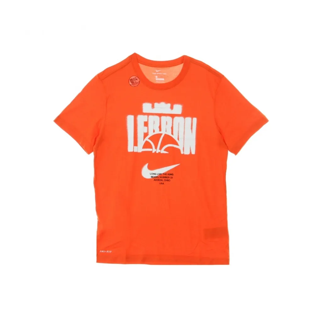 MAGLIETTA LEBRON DRY TEE BALL TEAM ORANGE/TEAM ORANGE