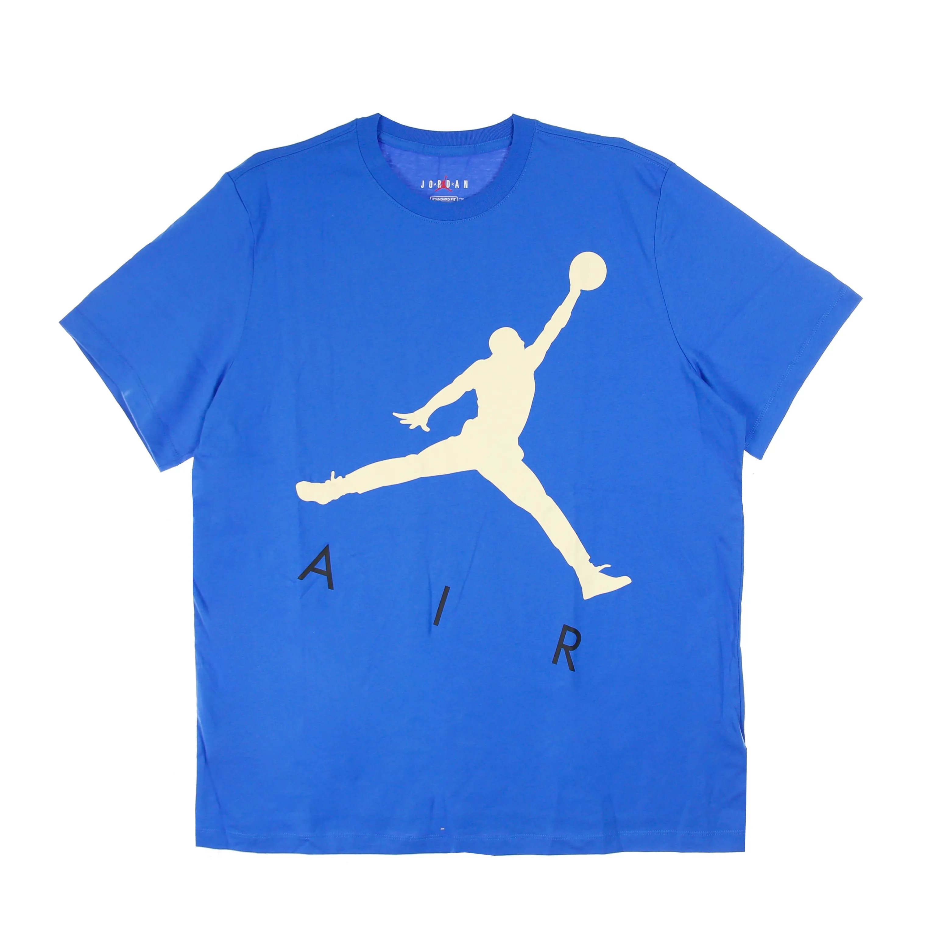Maglietta Uomo Jumpman Air Hybrid Crew Signal Blue/beach