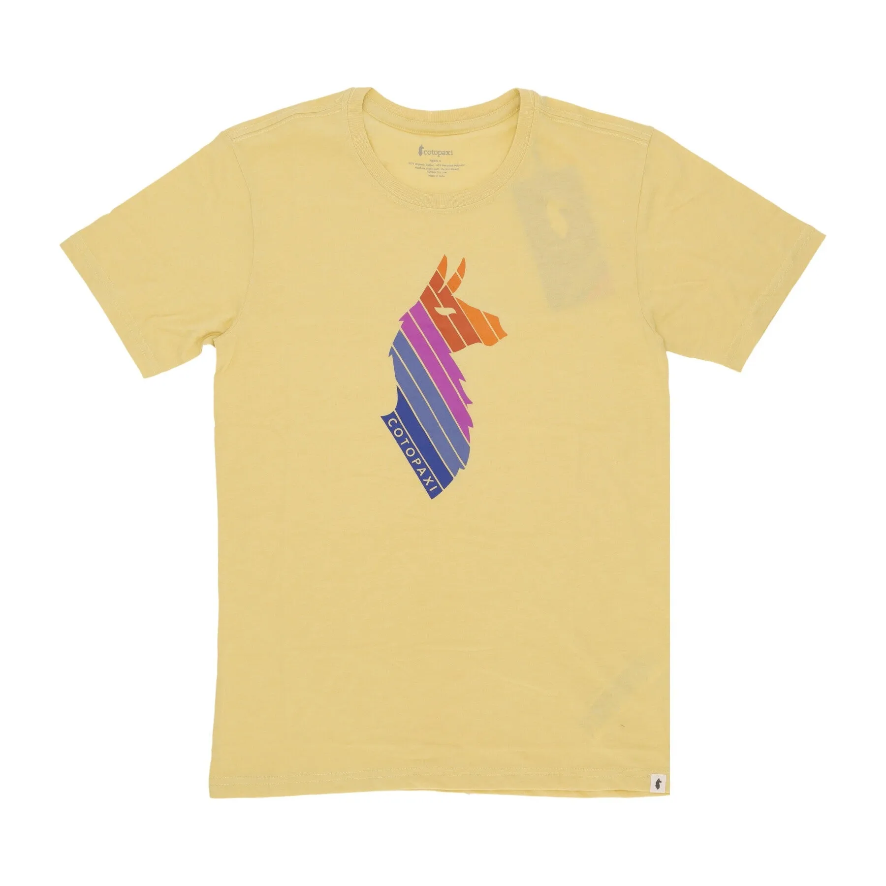 Maglietta Uomo Llama Stripes Organic Tee Wheat