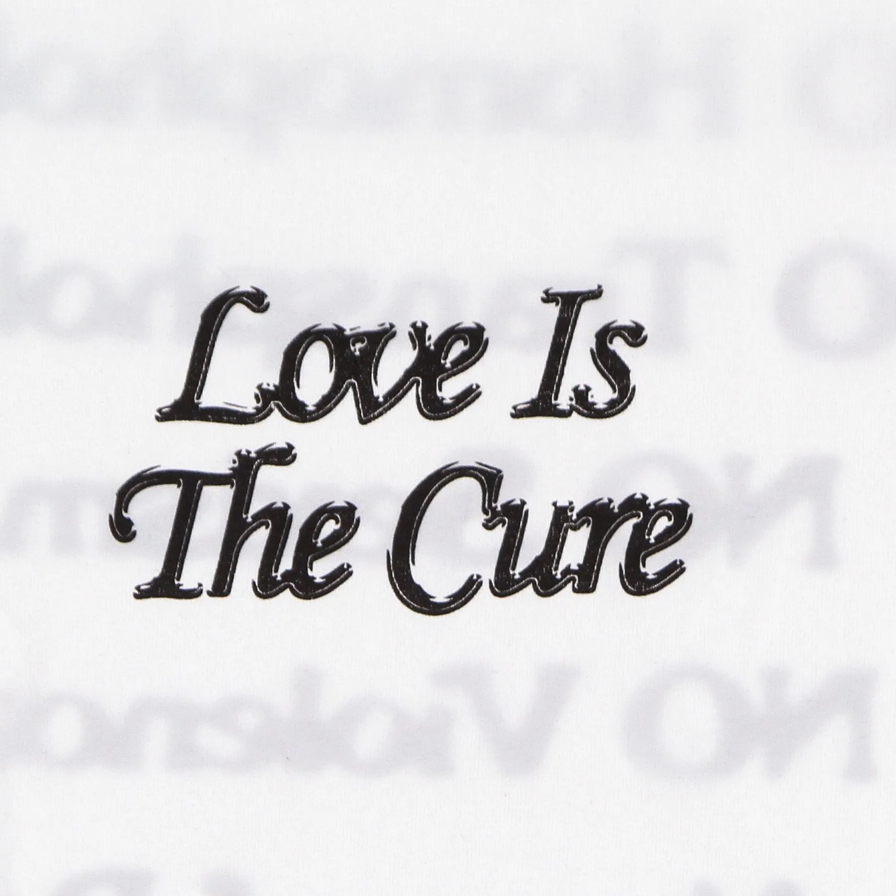 Maglietta Uomo Love Is the Cure 2 Heavyweight Tee White