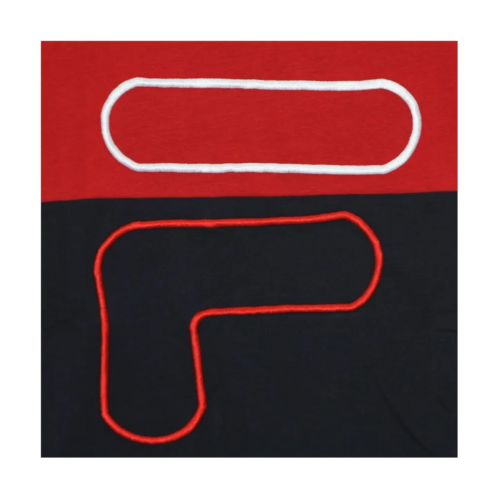 maglietta uomo paton blocked tee BLACK IRIS/TRUE RED/BRIGHT WHITE
