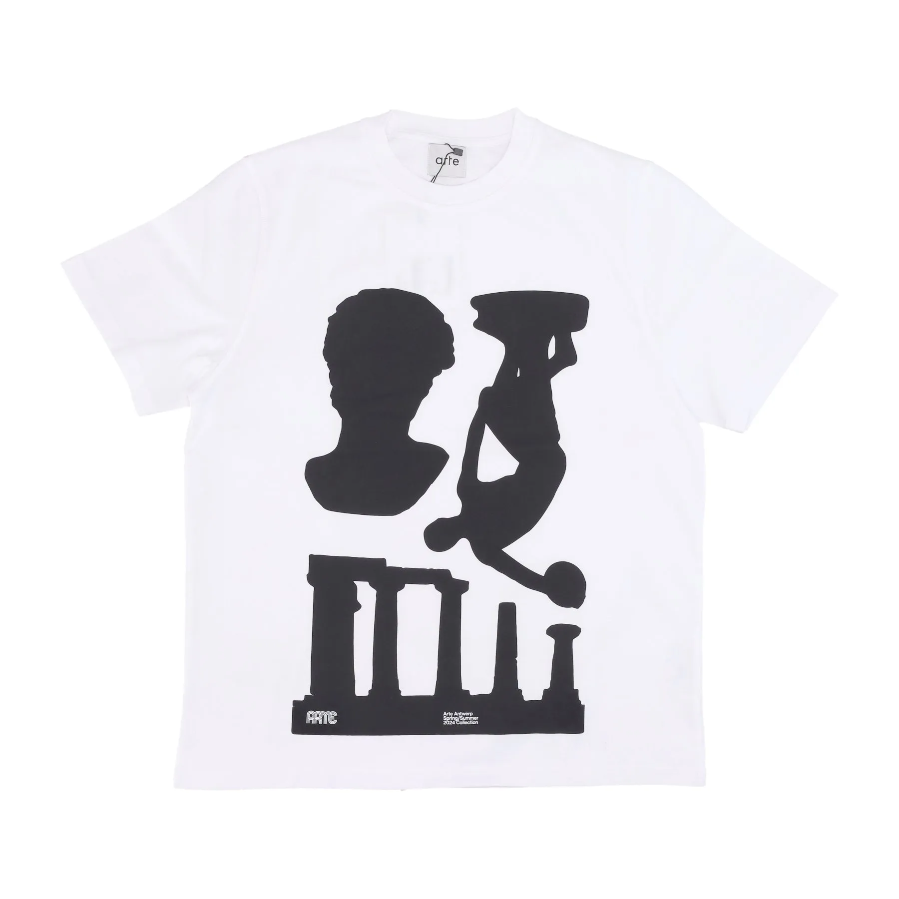 Maglietta Uomo Teo Print Tee White