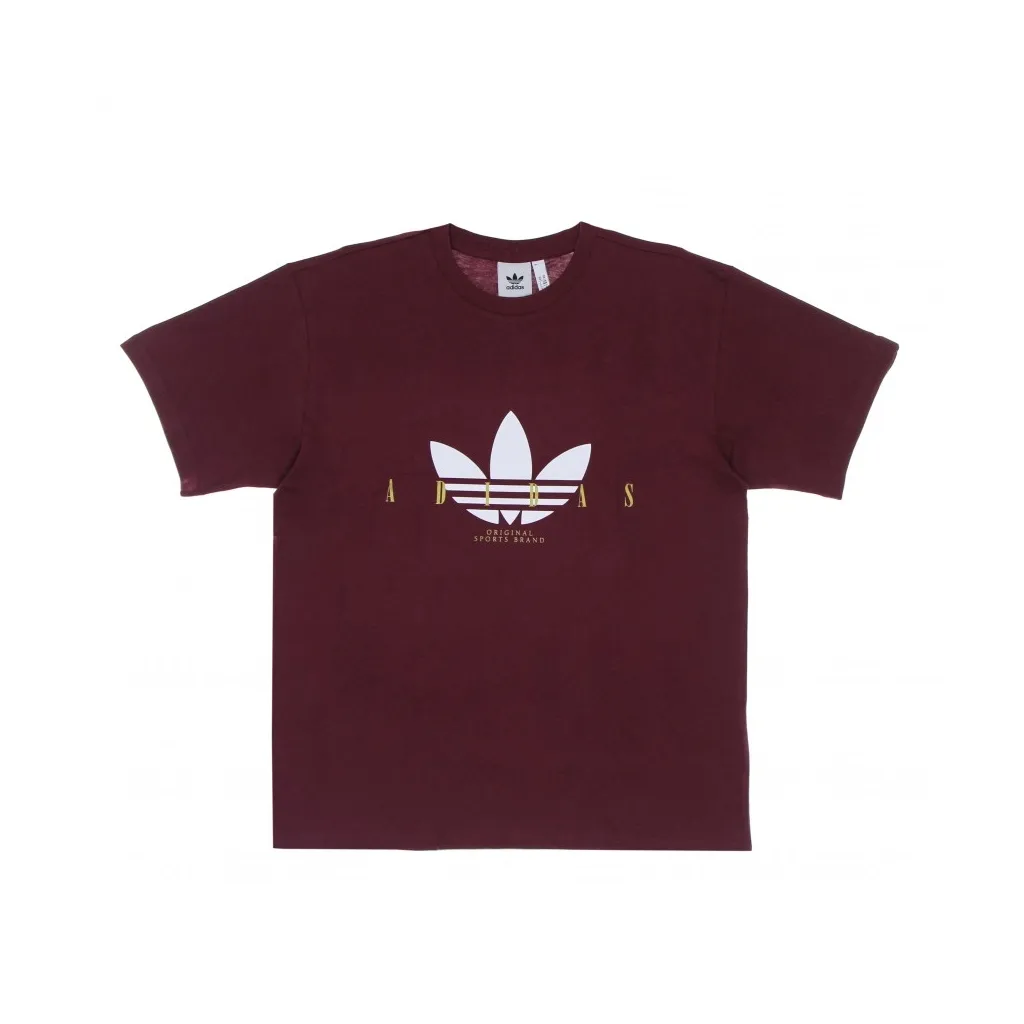 maglietta uomo trefoil script tee CRIMSON